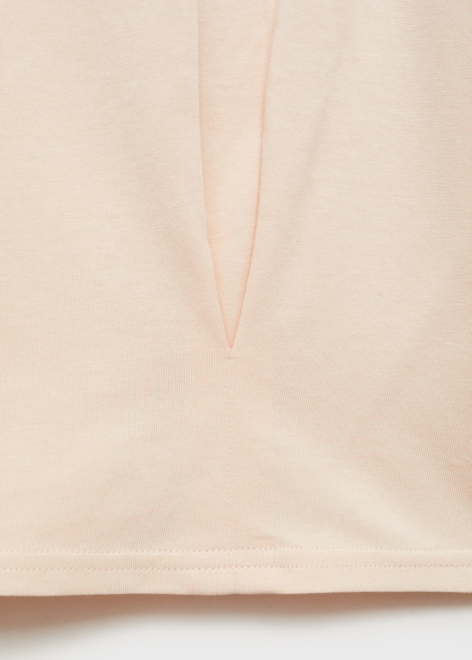 Short-sleeved cotton polo shirt - Details of the article 0