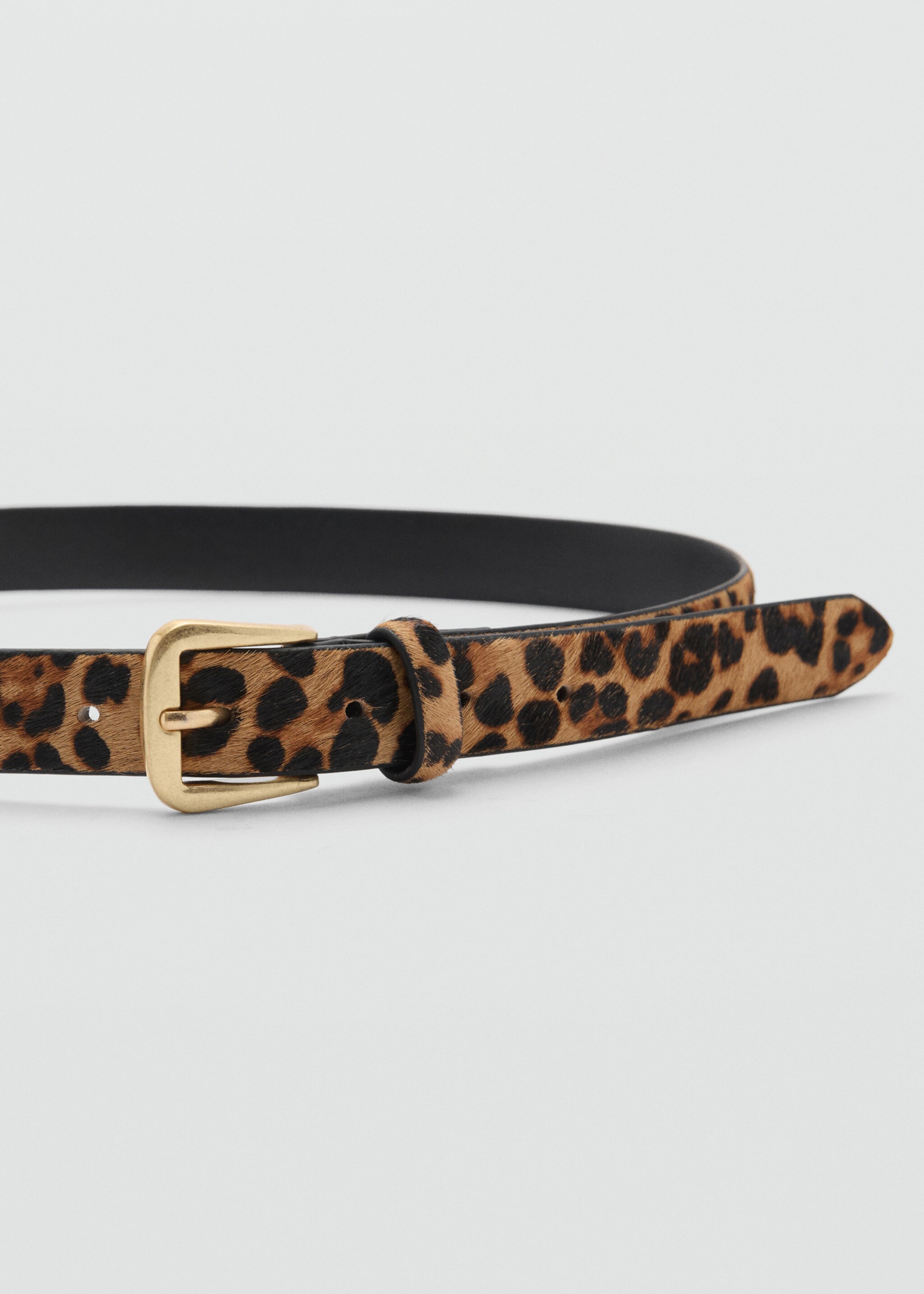 Cinturón piel leopardo - Plano medio