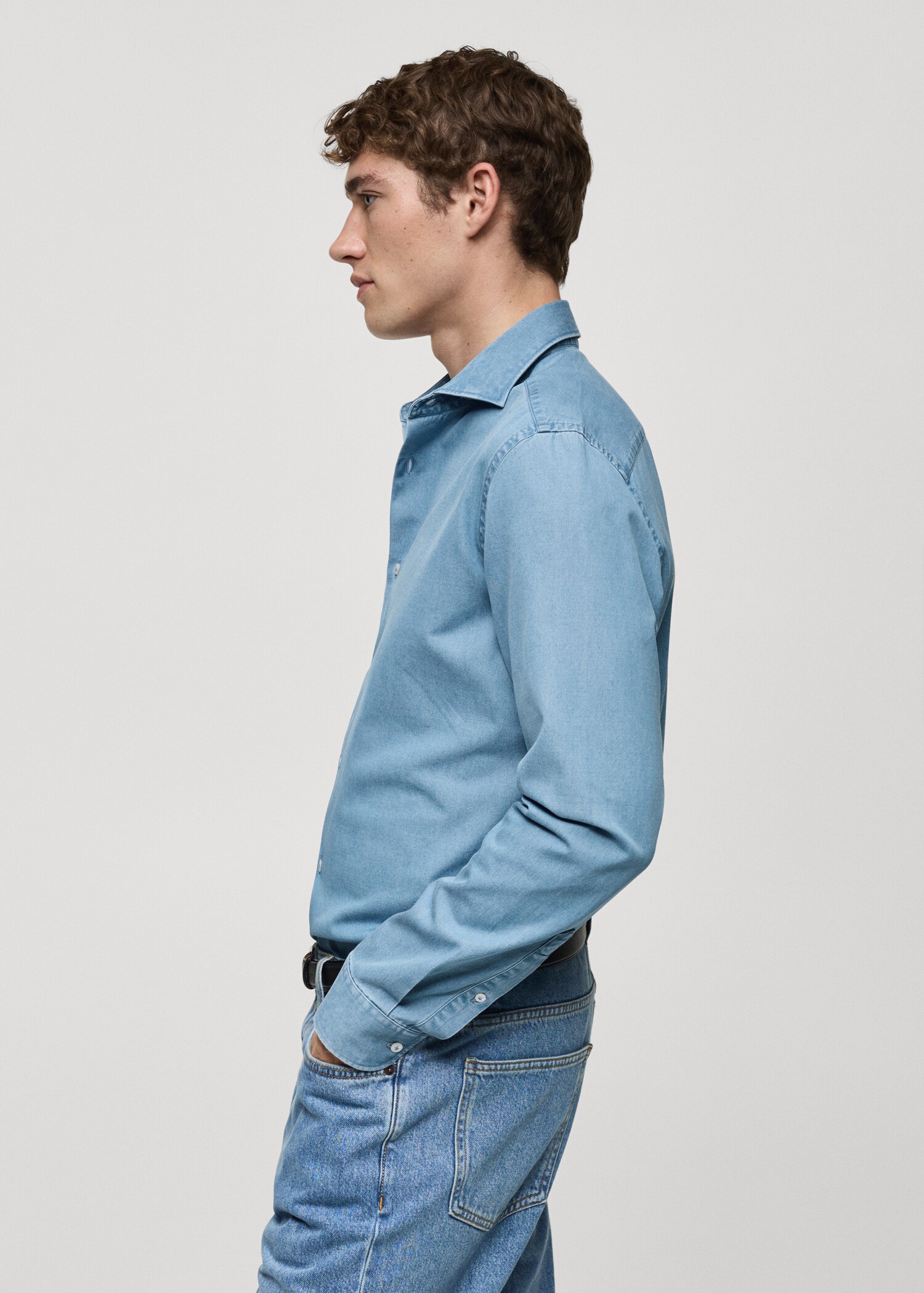 Camisa chambray 100% algodón - Detalle del artículo 2