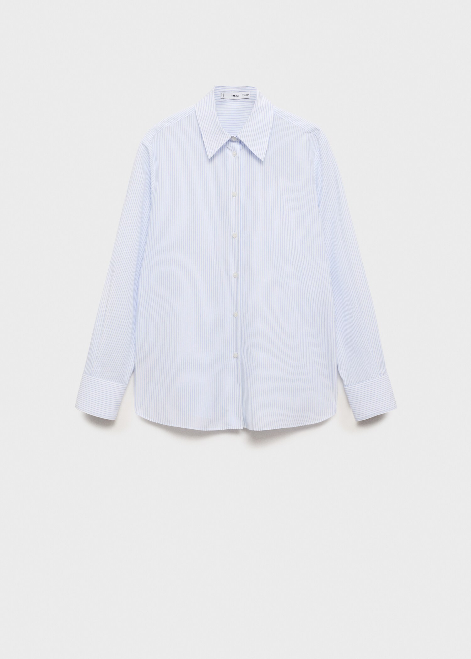 Regular cotton lyocell-blend shirt - Article without model
