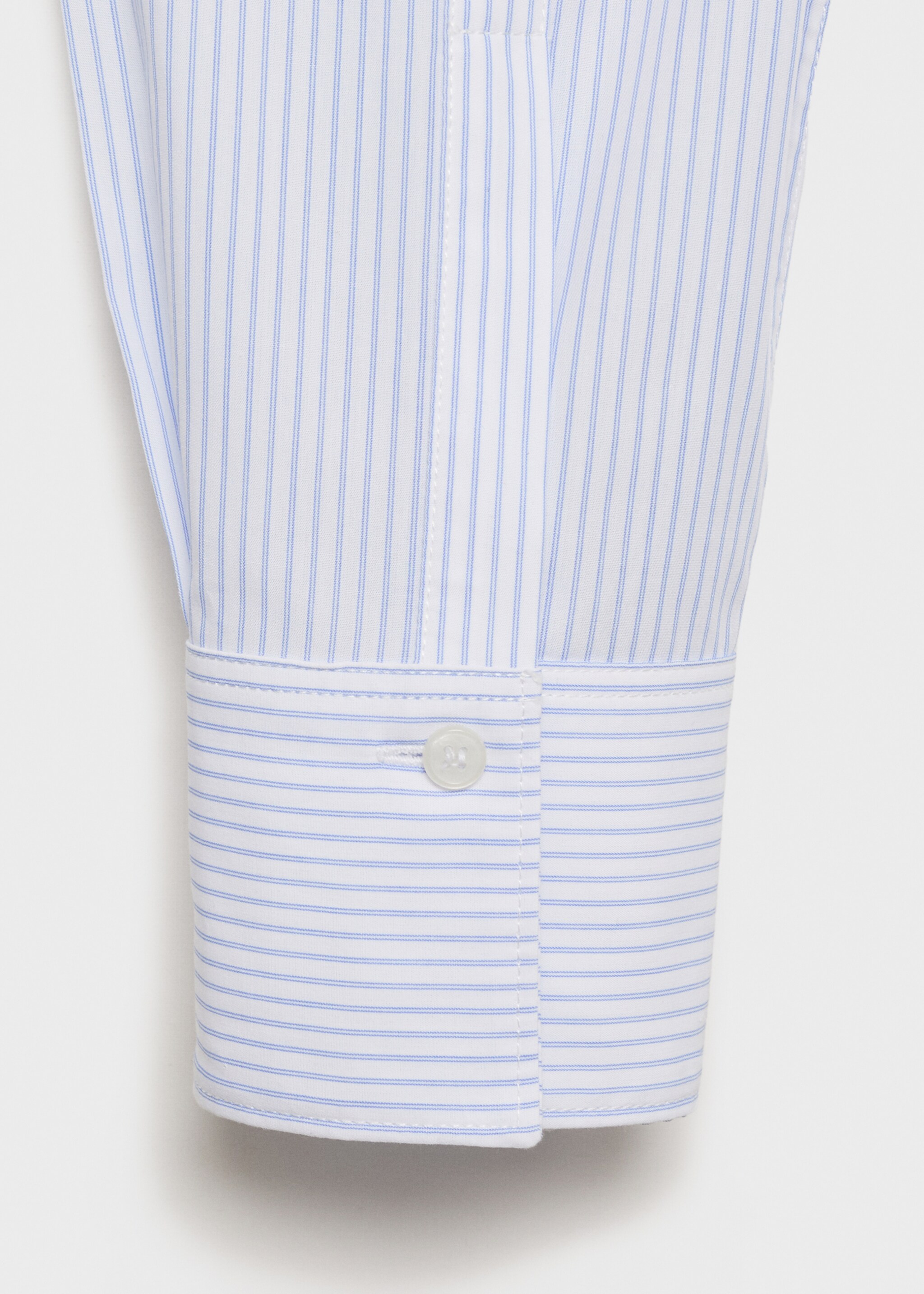 Regular cotton lyocell-blend shirt - Details of the article 0