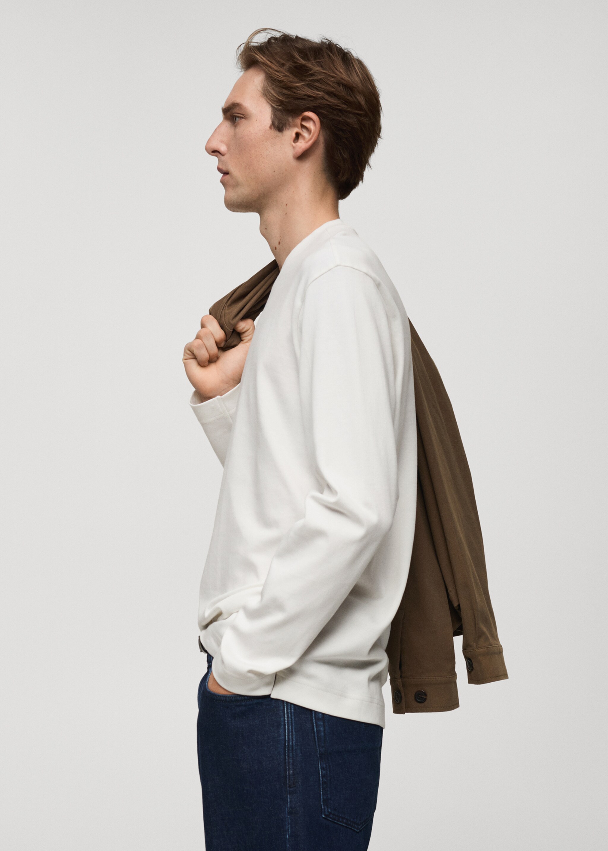 Long sleeve regular fit T-shirt - Details of the article 2