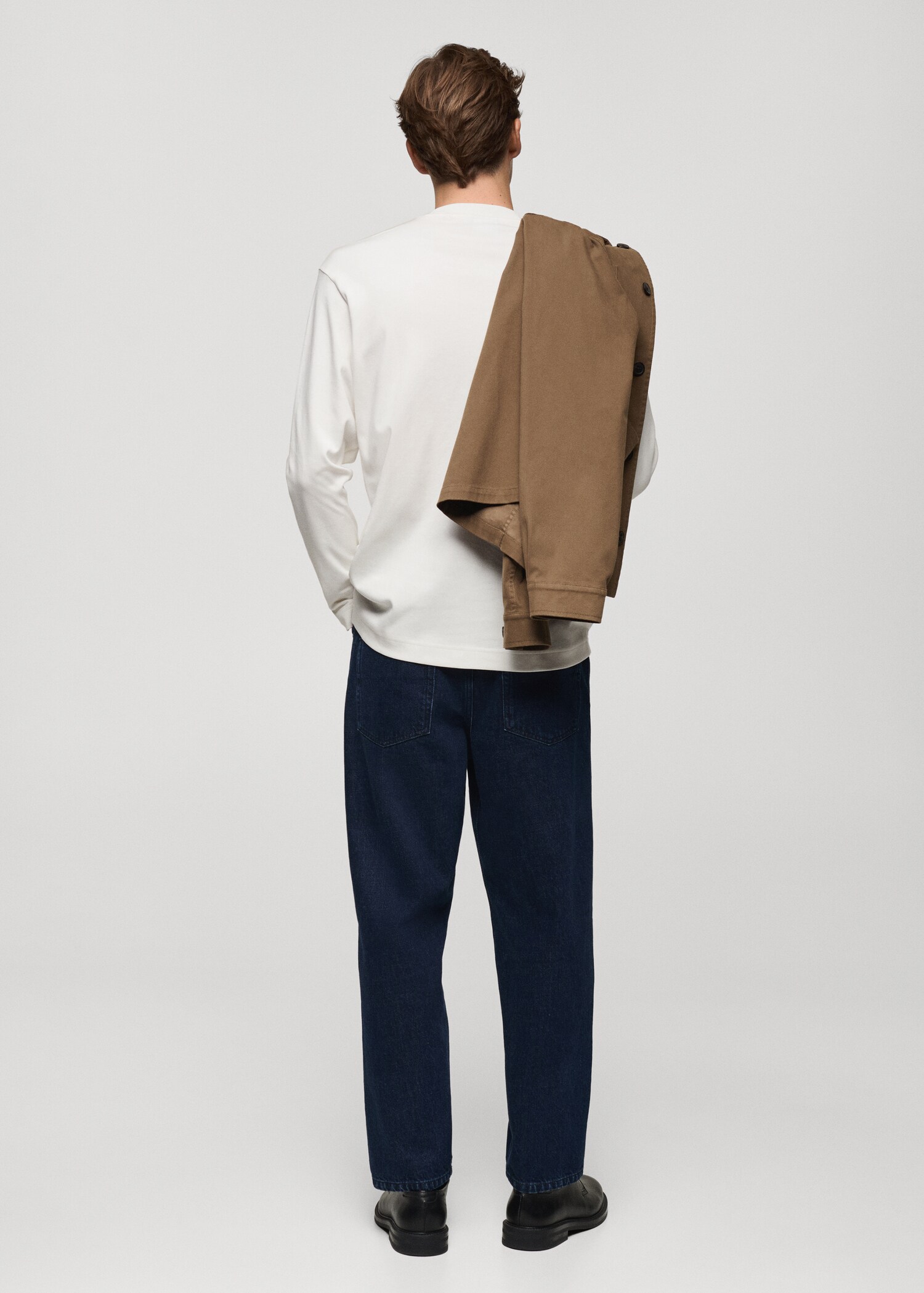 Long sleeve regular fit T-shirt - Reverse of the article