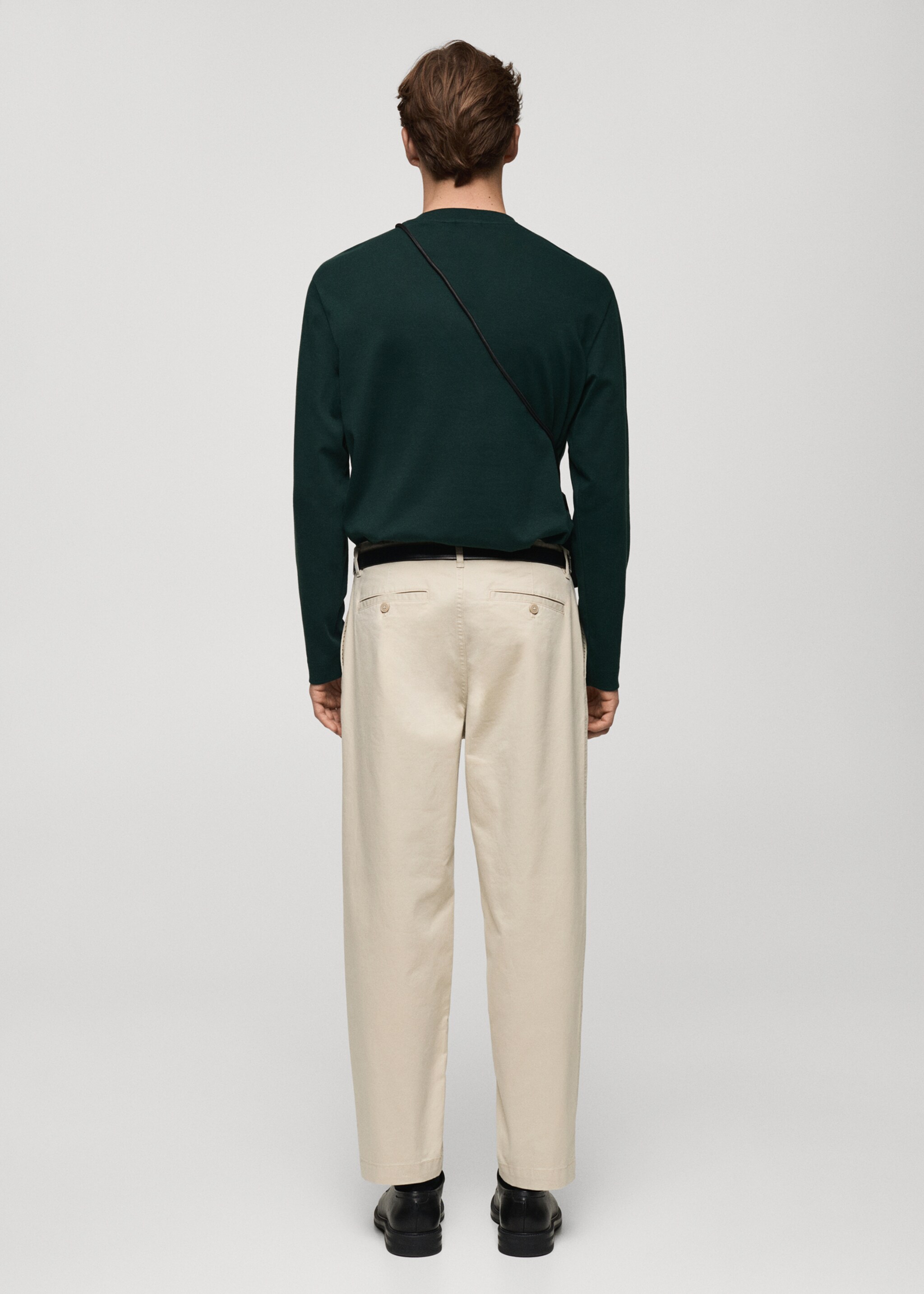 Long sleeve regular fit T-shirt - Reverse of the article