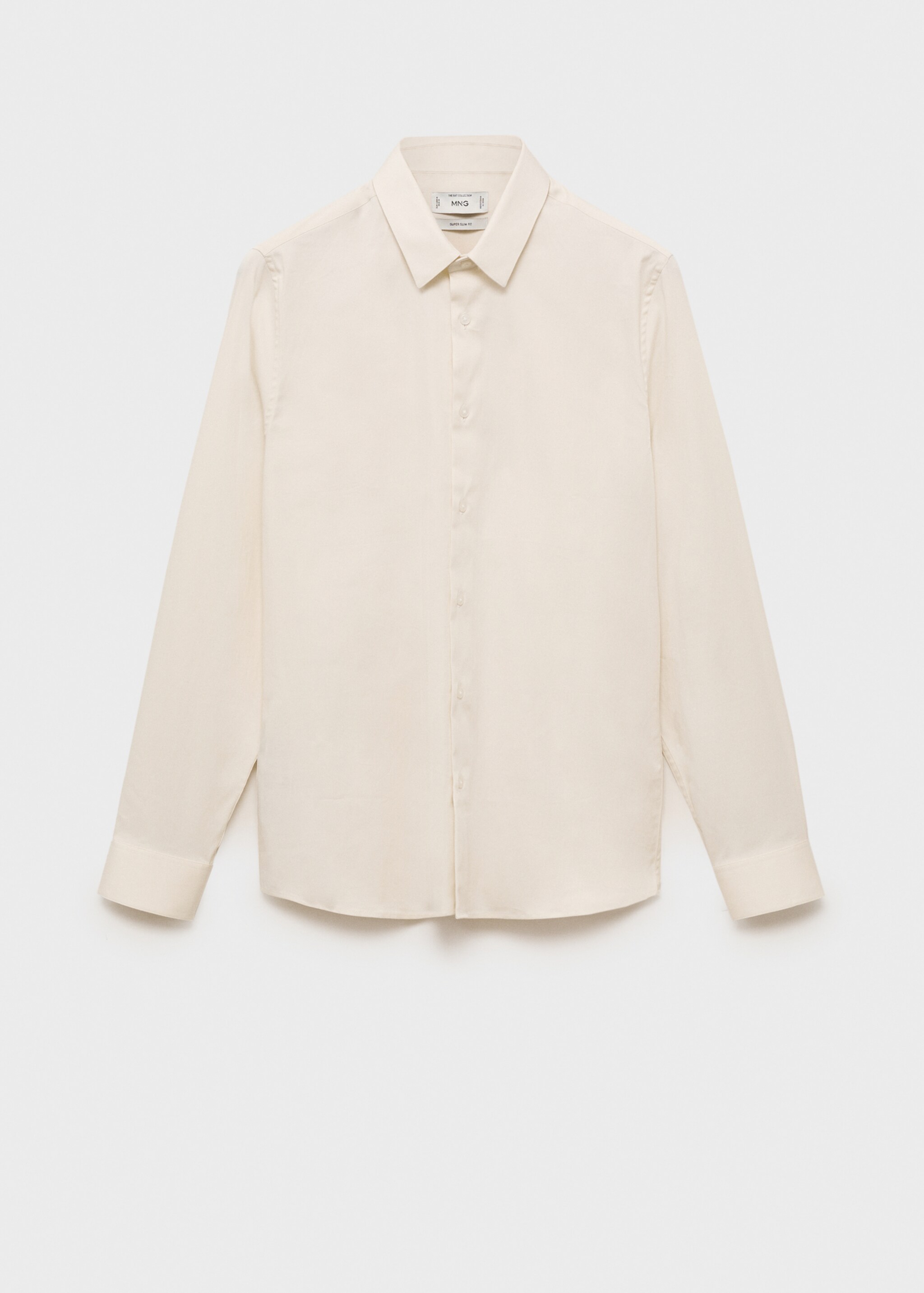 Super slim fit cotton stretch suit shirt - Article without model