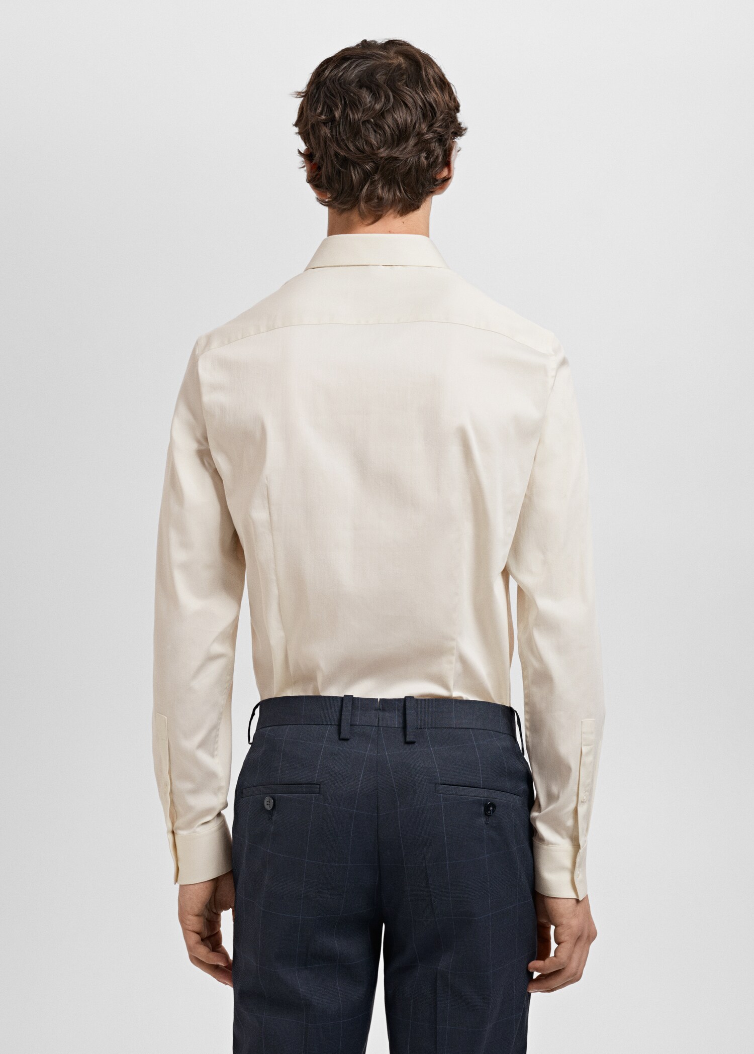 Chemise costume super slim fit coton stretch - Verso de l’article