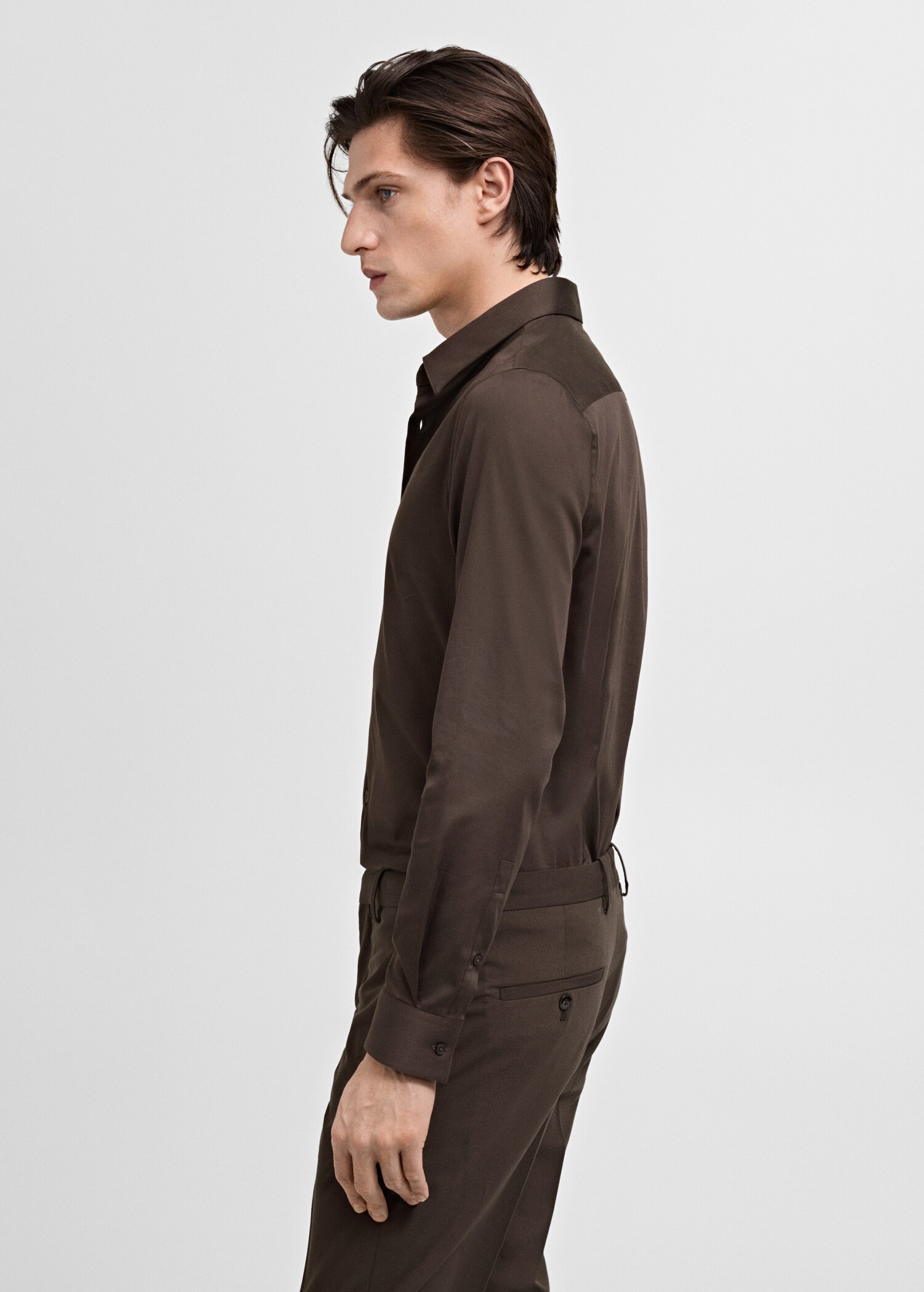 Chemise costume super slim fit coton stretch - Détail de l'article 2