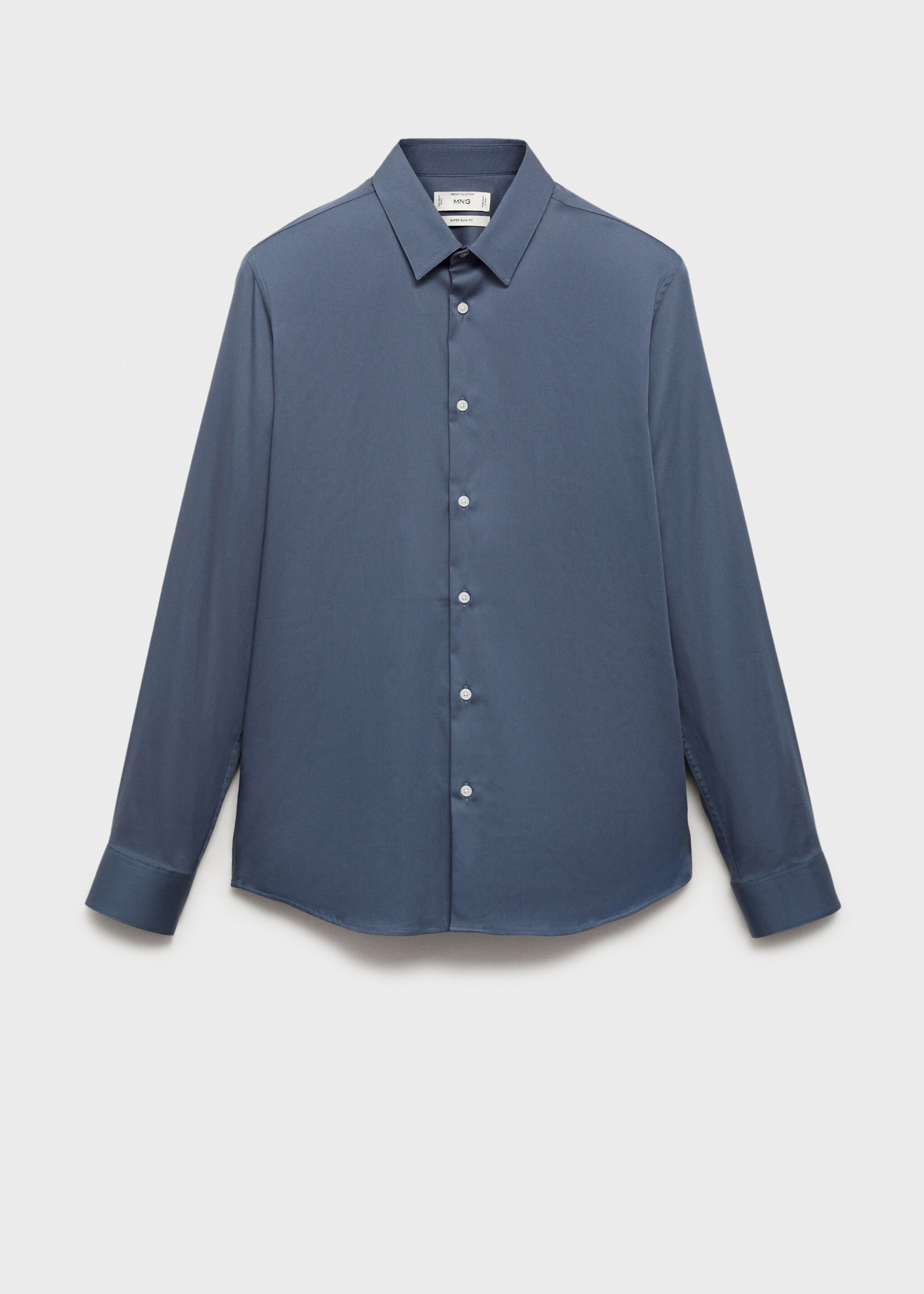 Super slim fit cotton stretch suit shirt - Article without model
