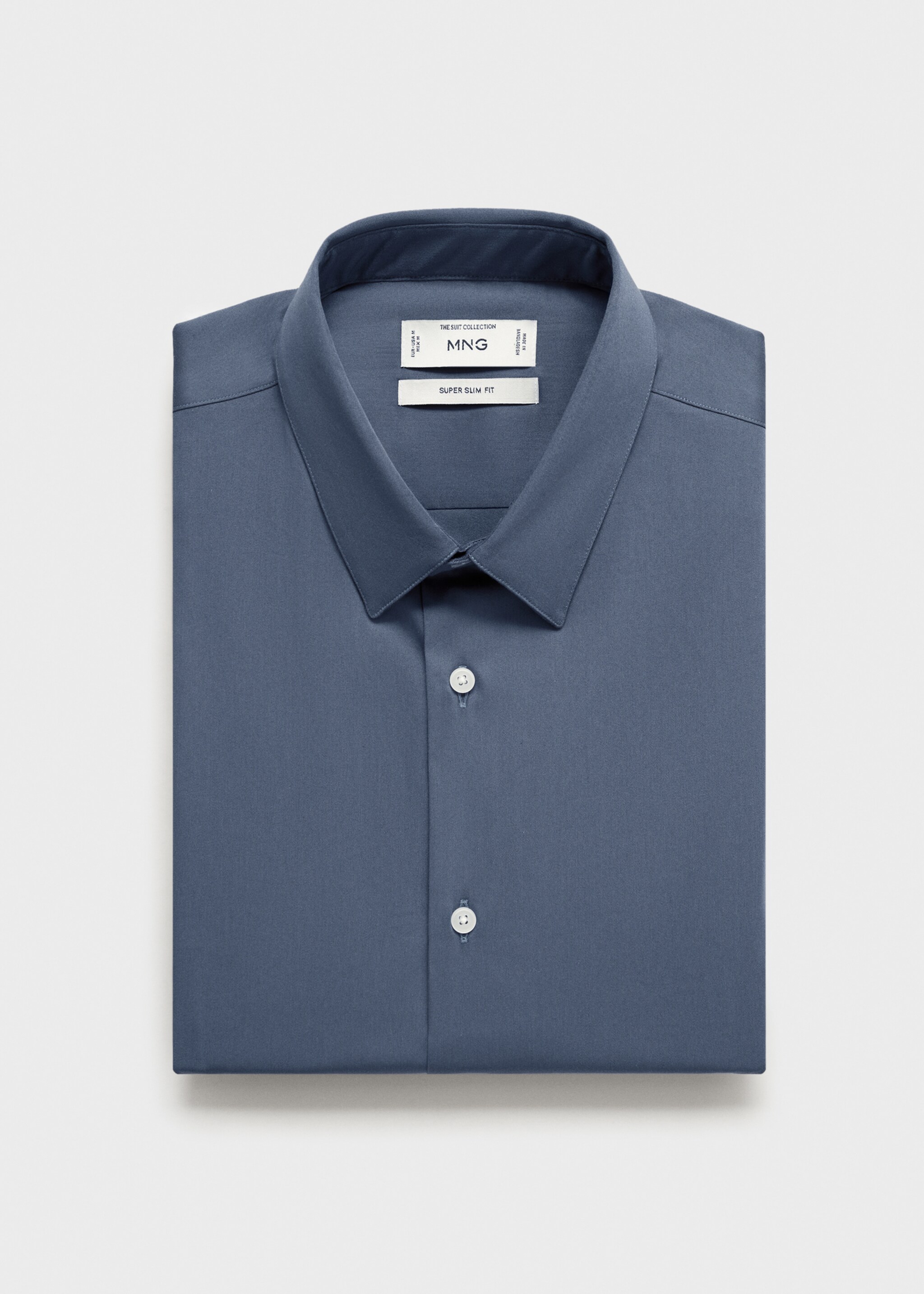 Super slim fit cotton stretch suit shirt - Details of the article 8
