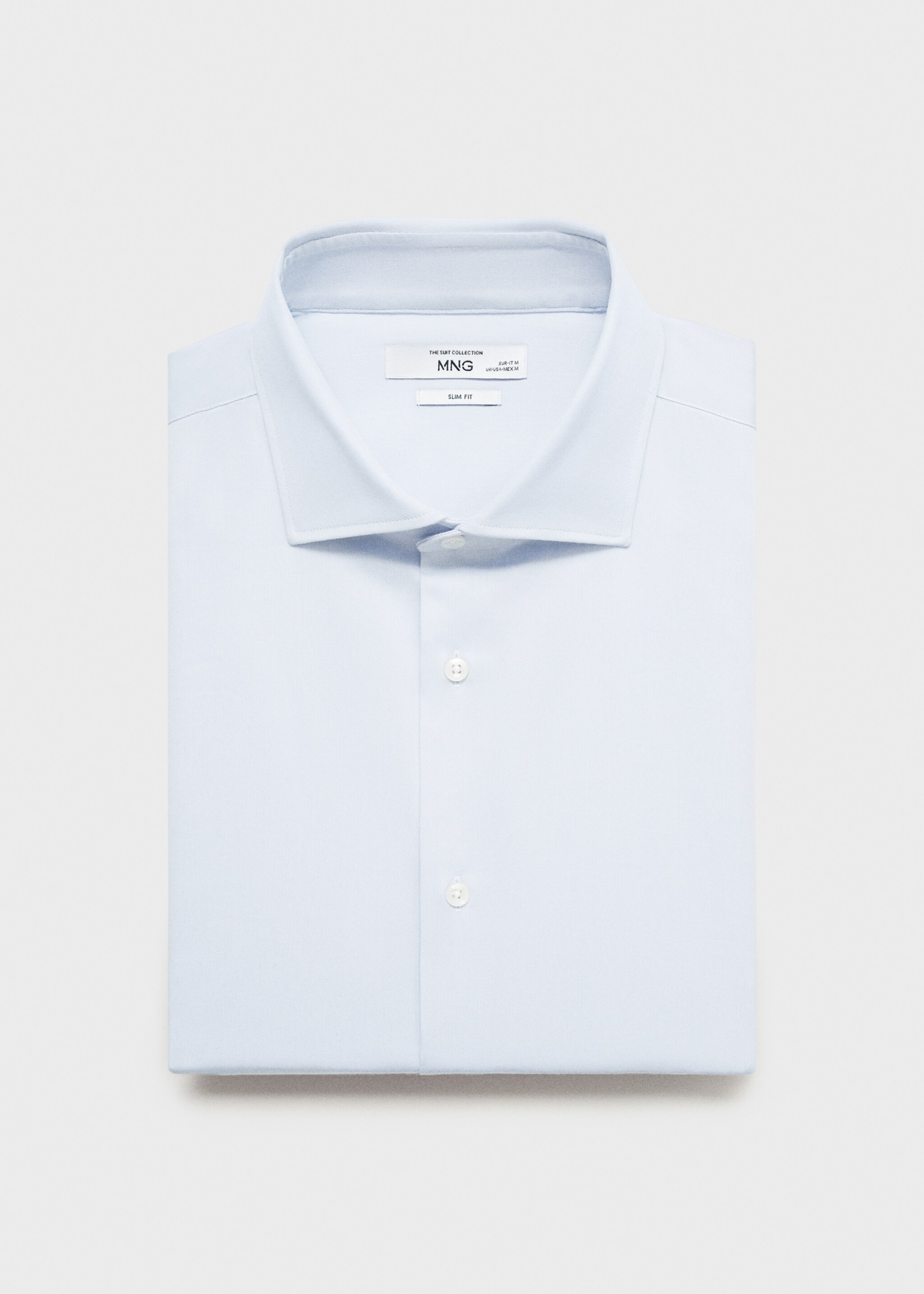 Slim-fit twill fabric suit with shirt cufflinks - Details of the article 8