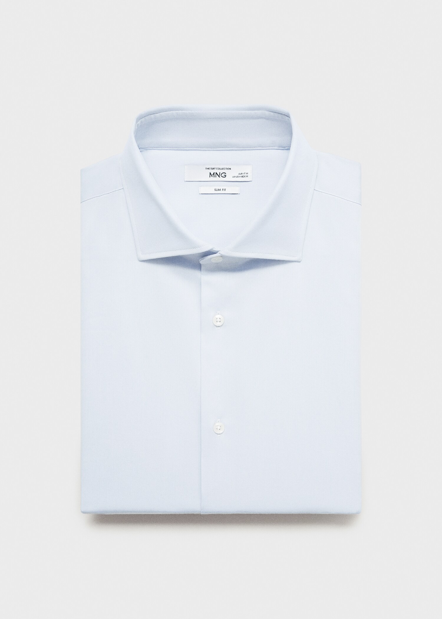 Slim-fit twill fabric suit with shirt cufflinks - Details of the article 8