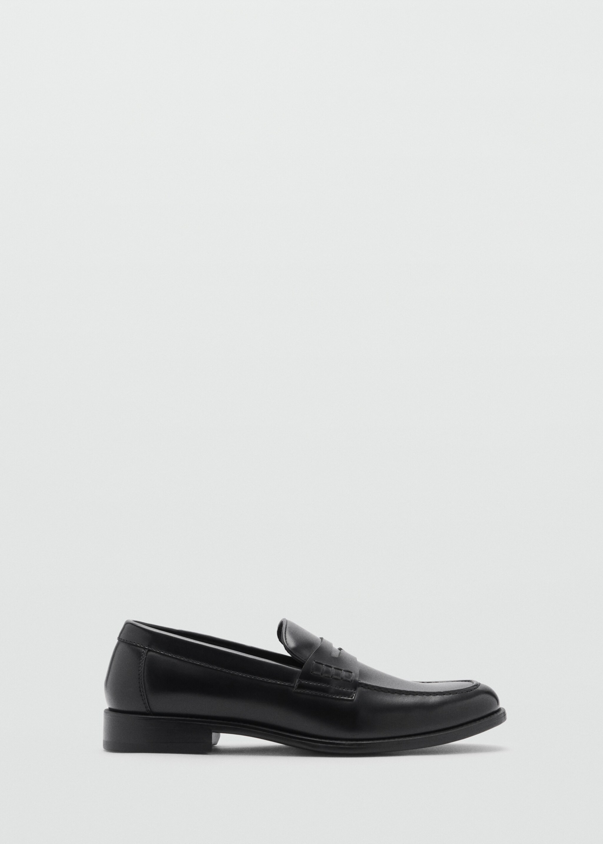 Mocassins découpe effet cuir nappa - Article sans modèle