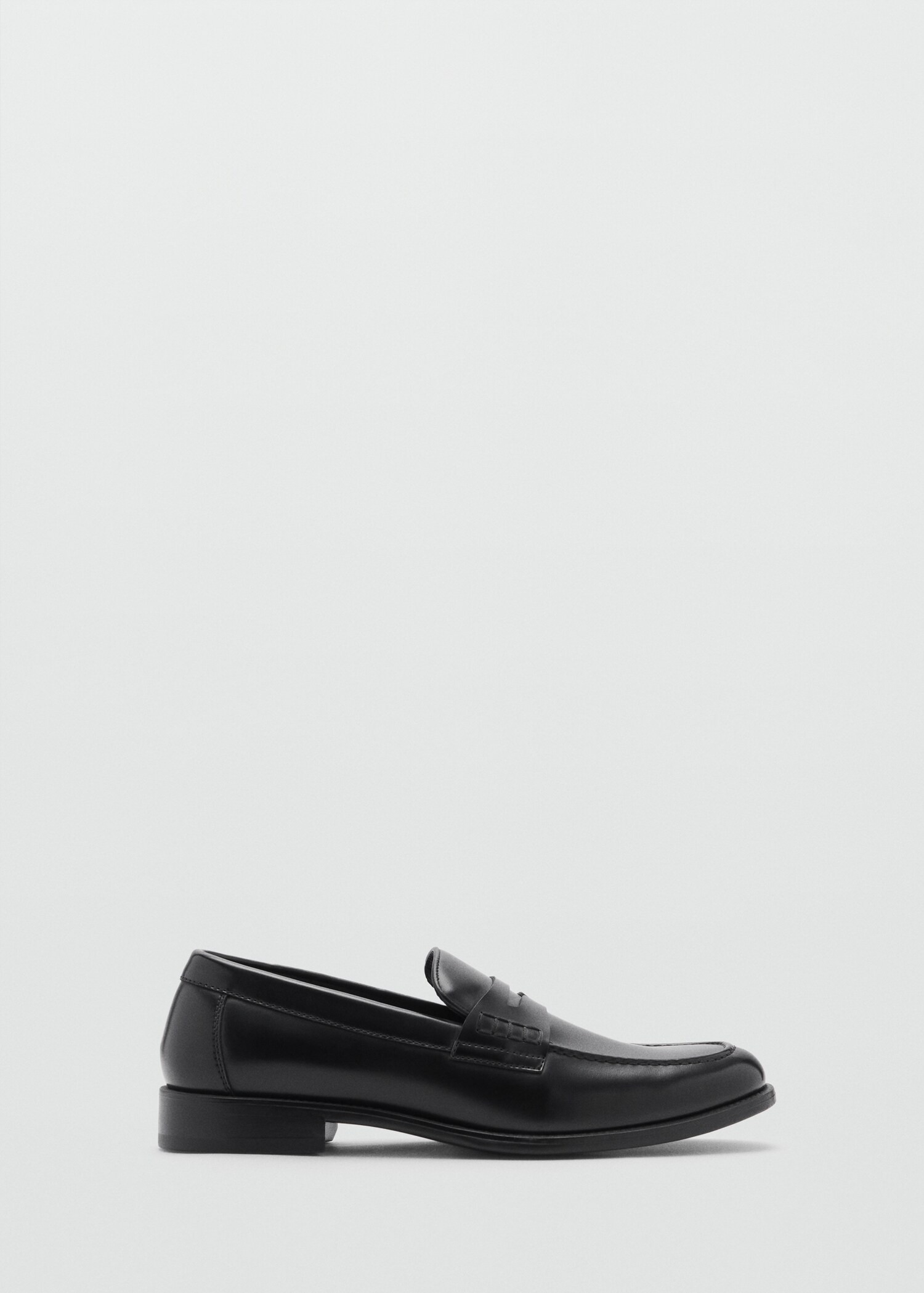 Nappa leather-effect moccasins - Article without model