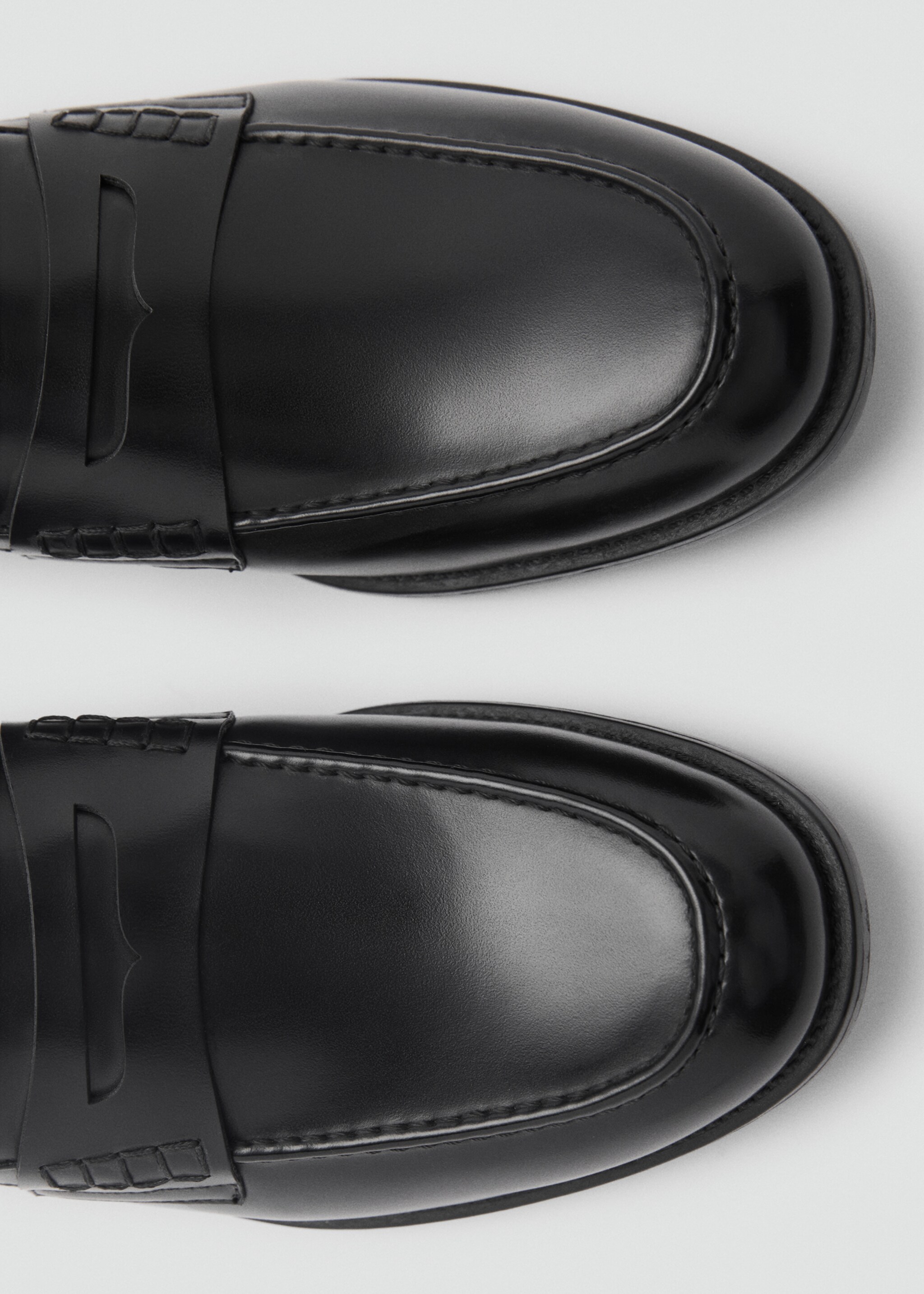 Mocassins découpe effet cuir nappa - Détail de l'article 3
