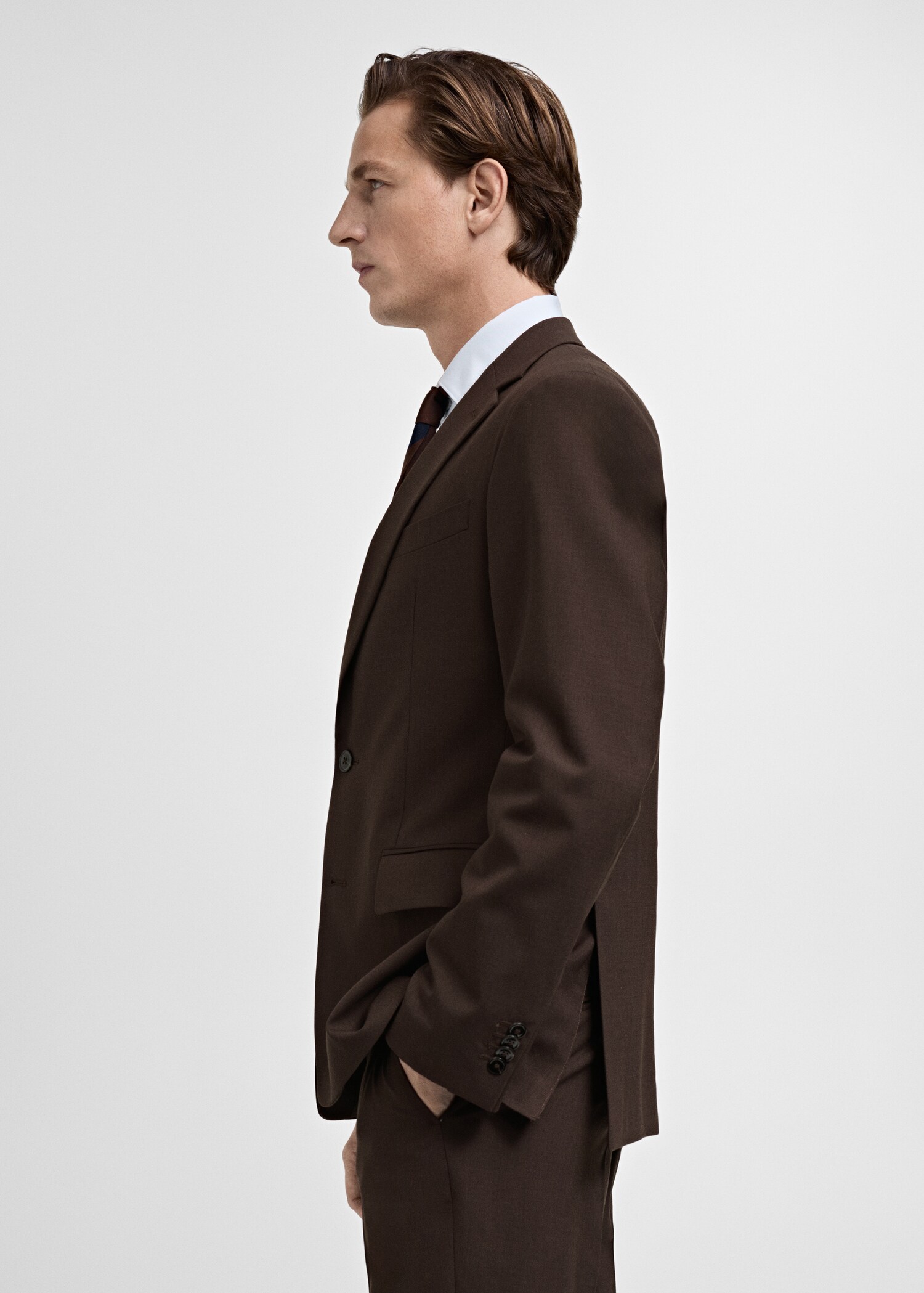 Turin 100% wool suit jacket - Details of the article 2