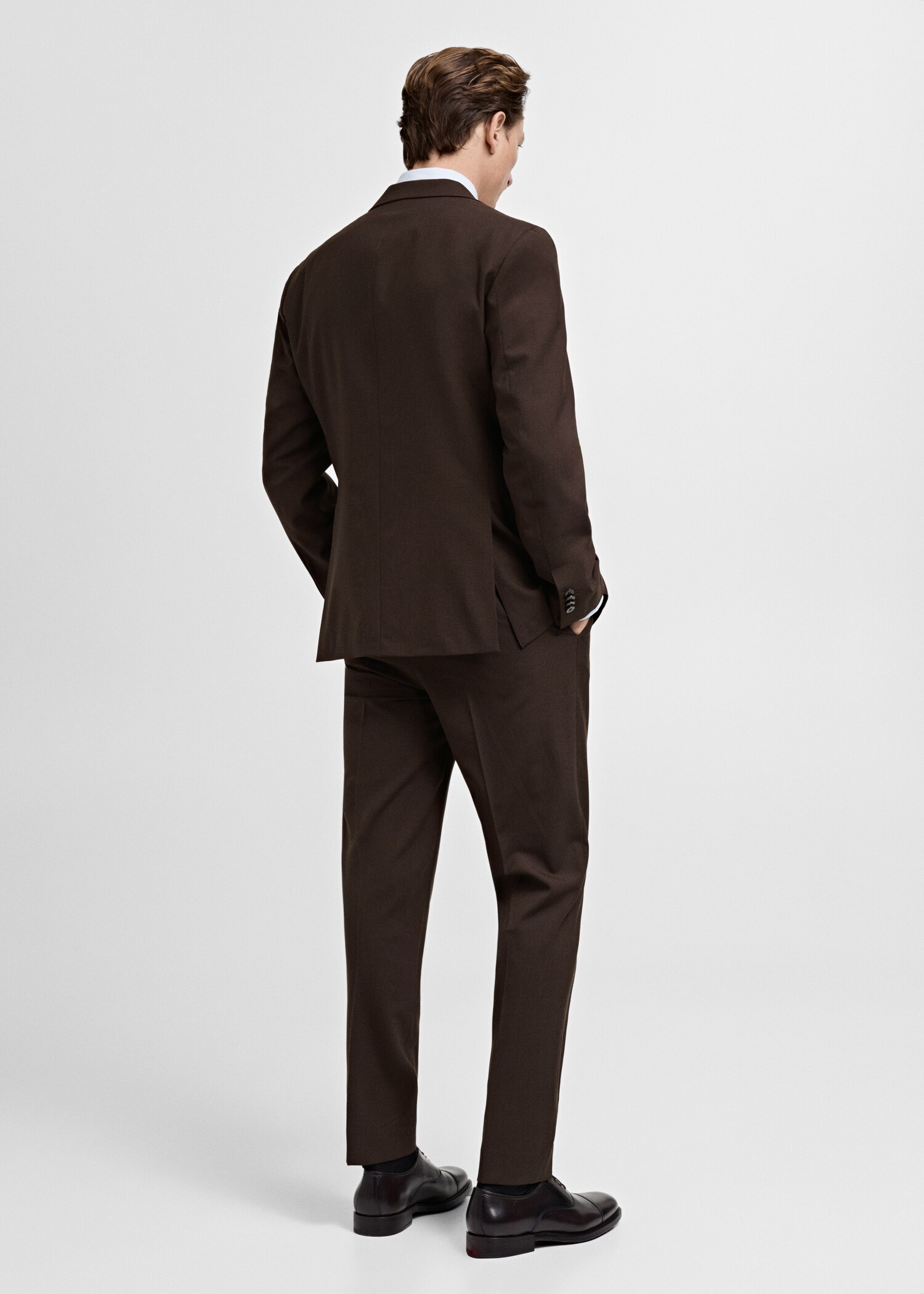 Turin 100% wool suit jacket - Reverse of the article