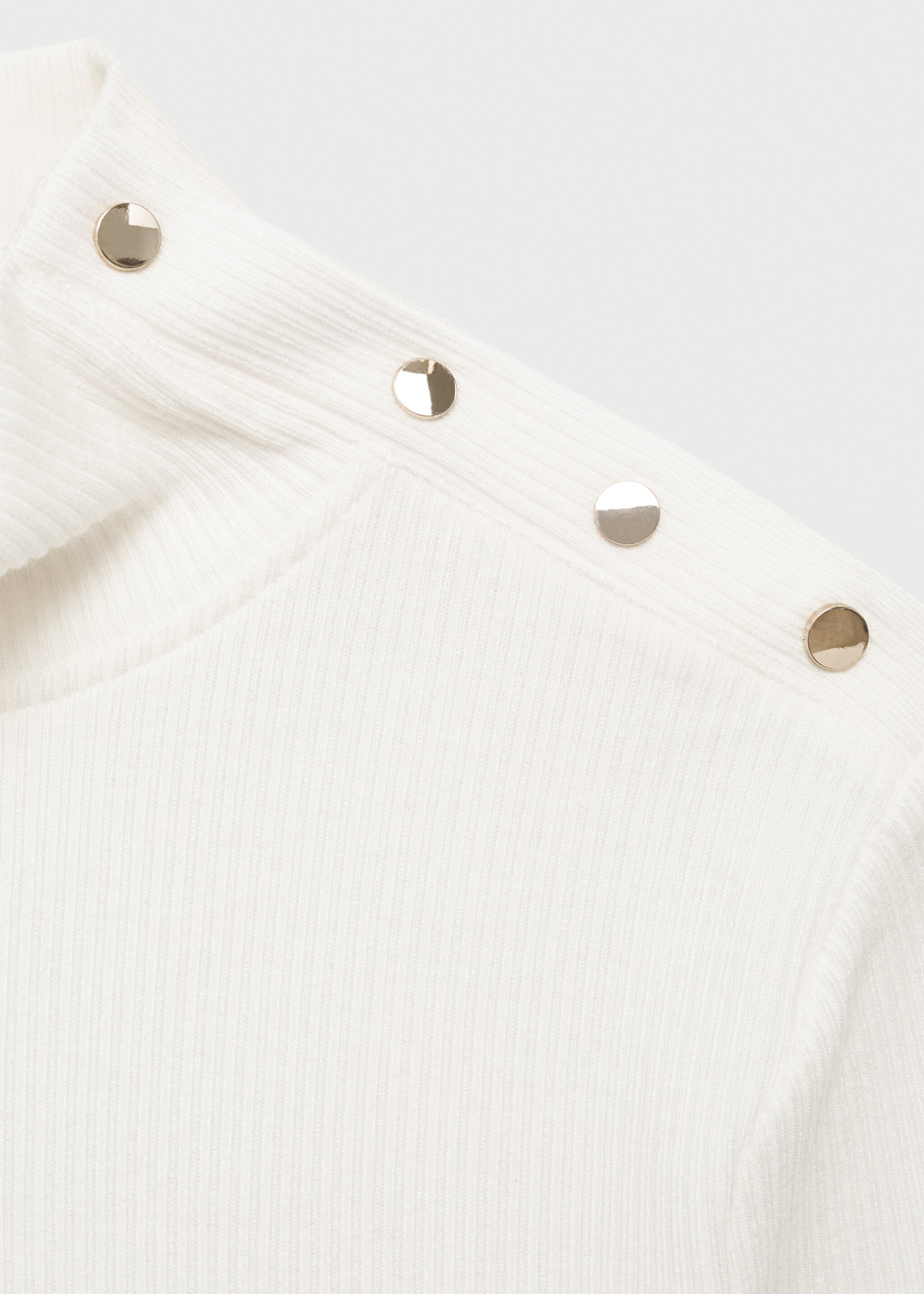 Camiseta punto canalé botones - Detalle del artículo 8