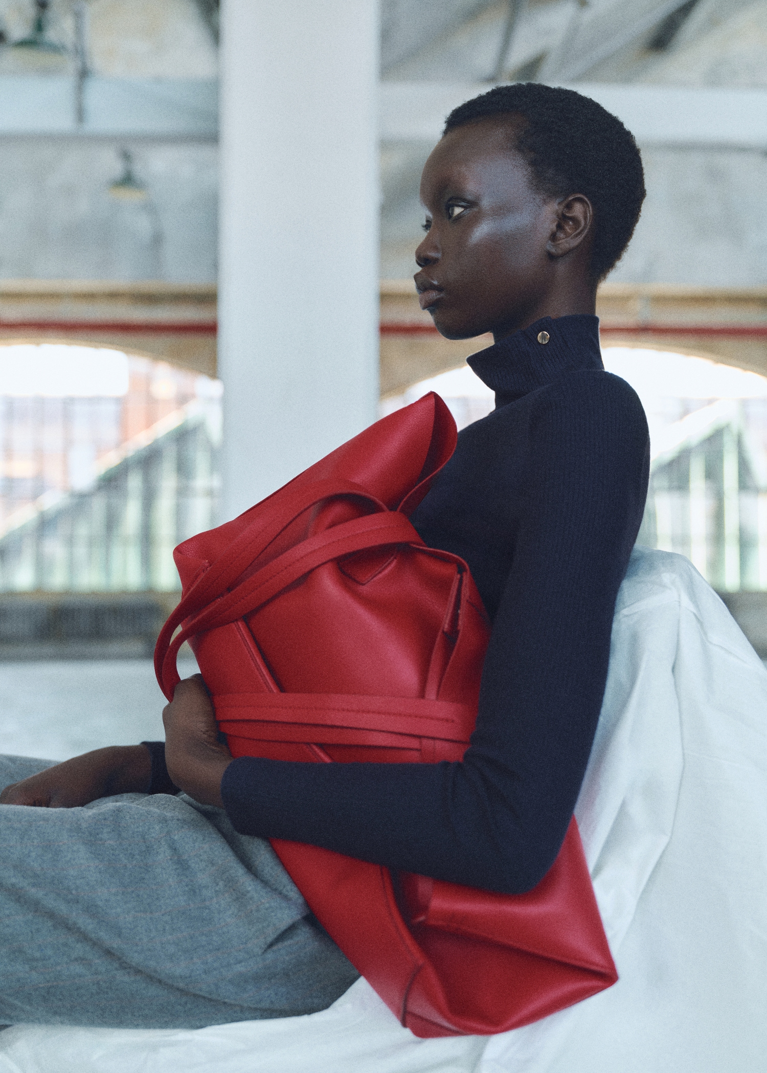 Ribbed knit button-down T-shirt Women MANGO Philippines