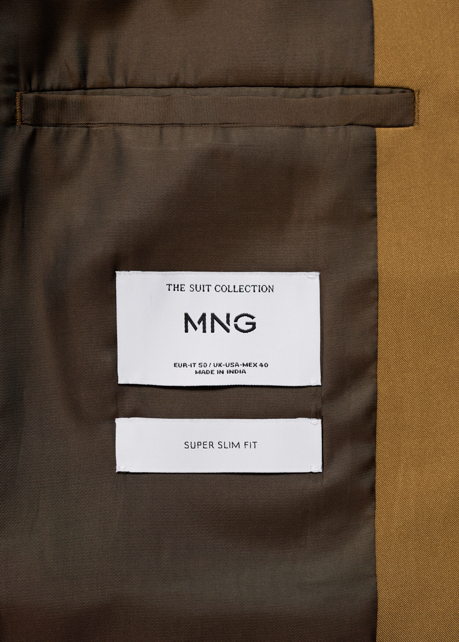 Super slim-fit suit jacket in stretch fabric - Details of the article 0