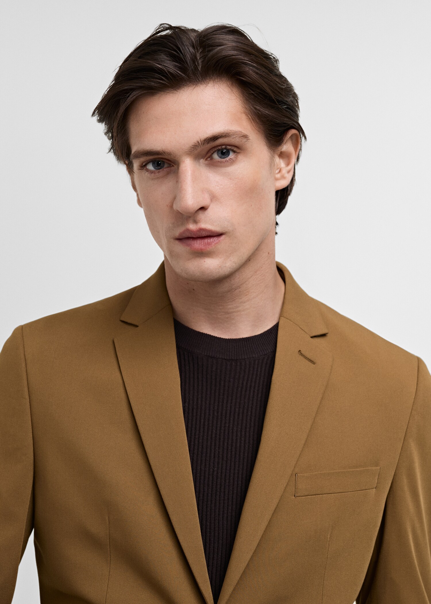 Super slim-fit suit jacket in stretch fabric - Details of the article 1