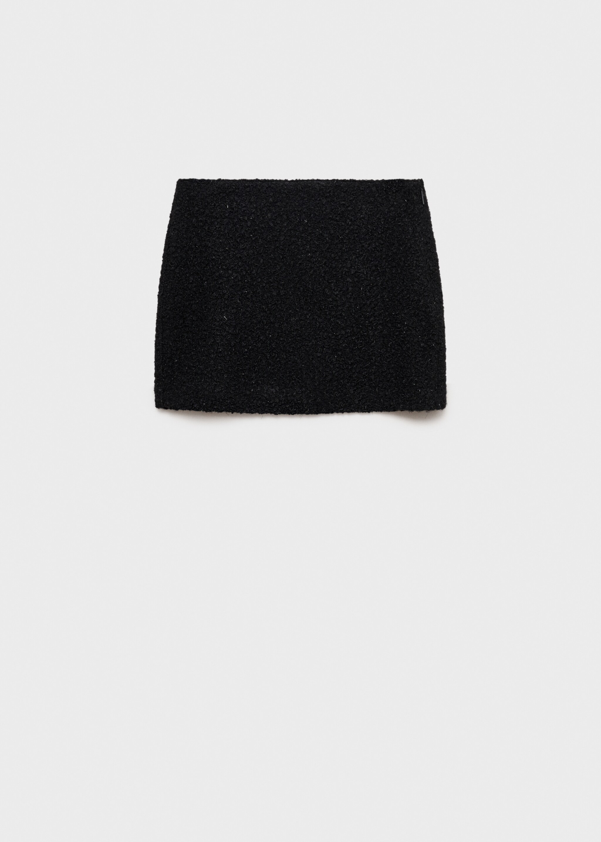 Bouclé mini-skirt - Article without model