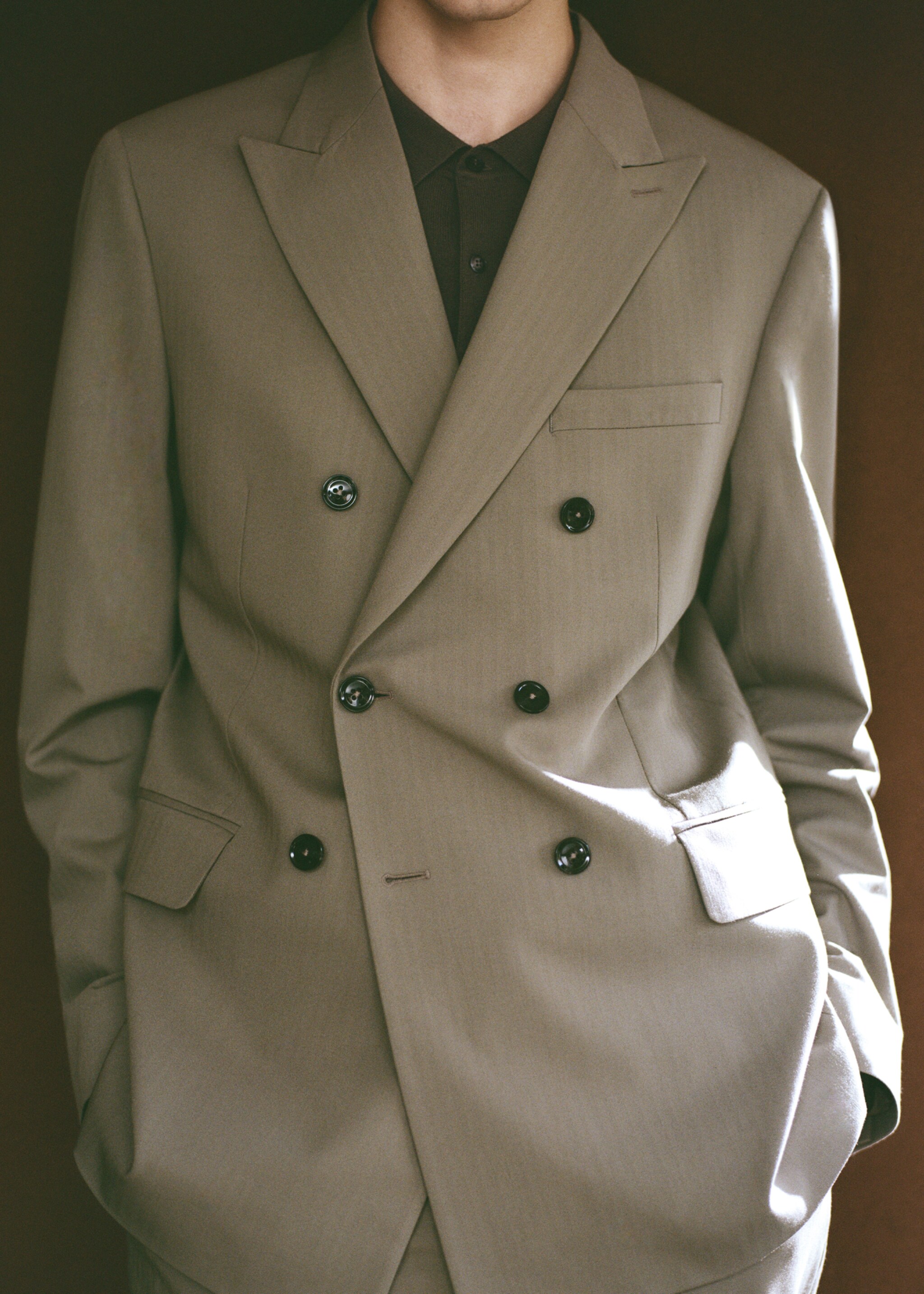 Monaco double-breasted slim-fit blazer - Detail van het artikel 3