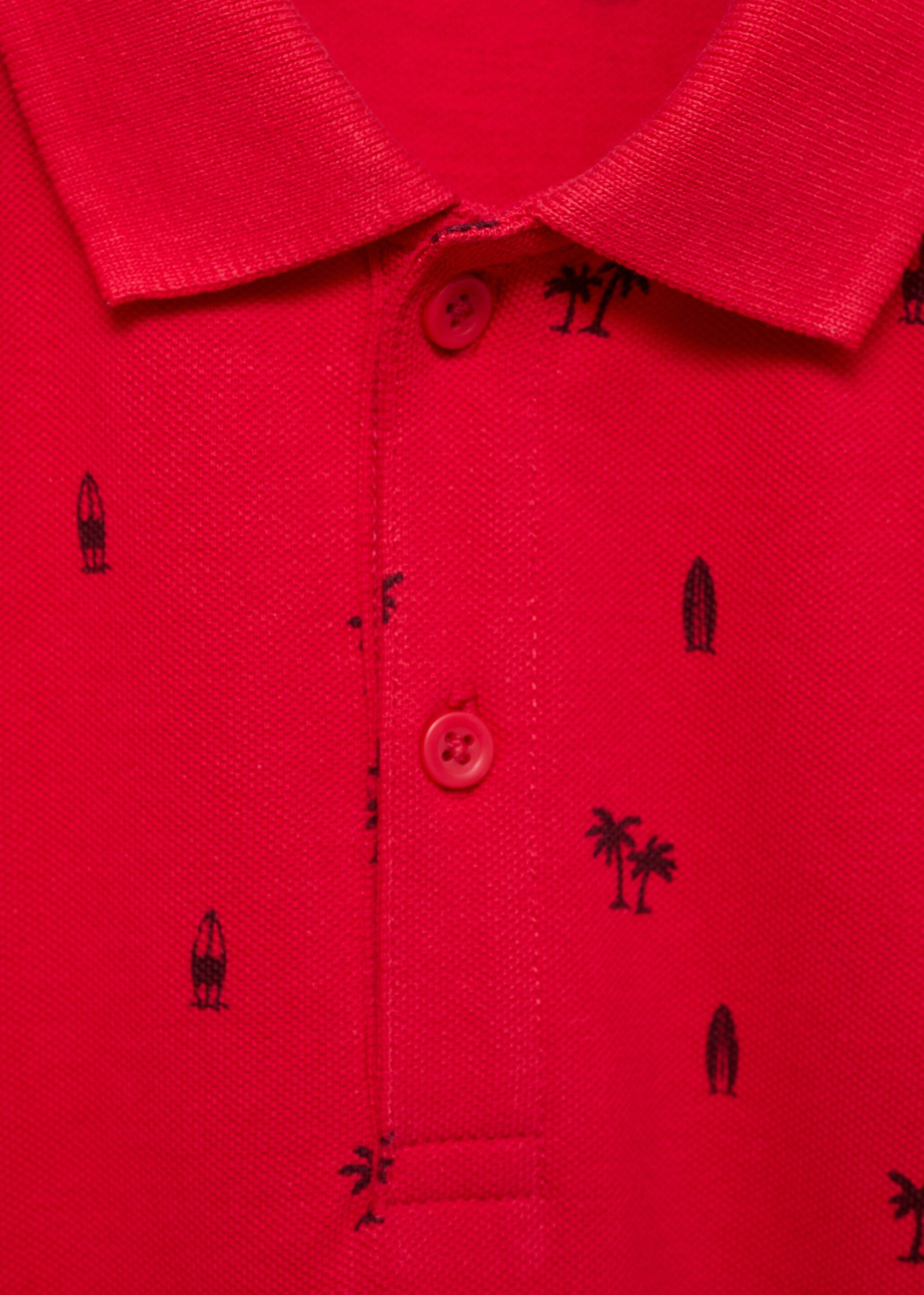 Polo algodón piqué estampado - Detalle del artículo 8
