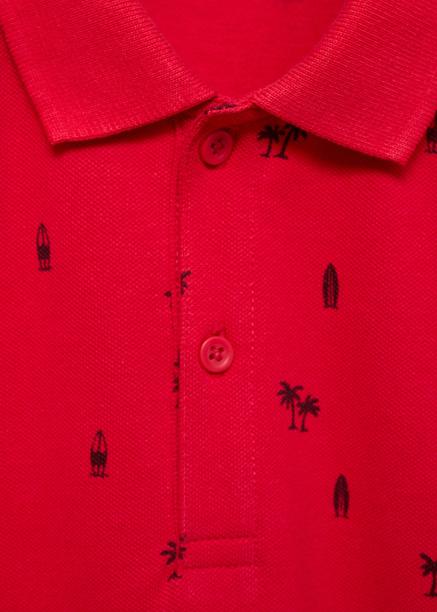Polo algodón piqué estampado - Detalle del artículo 8