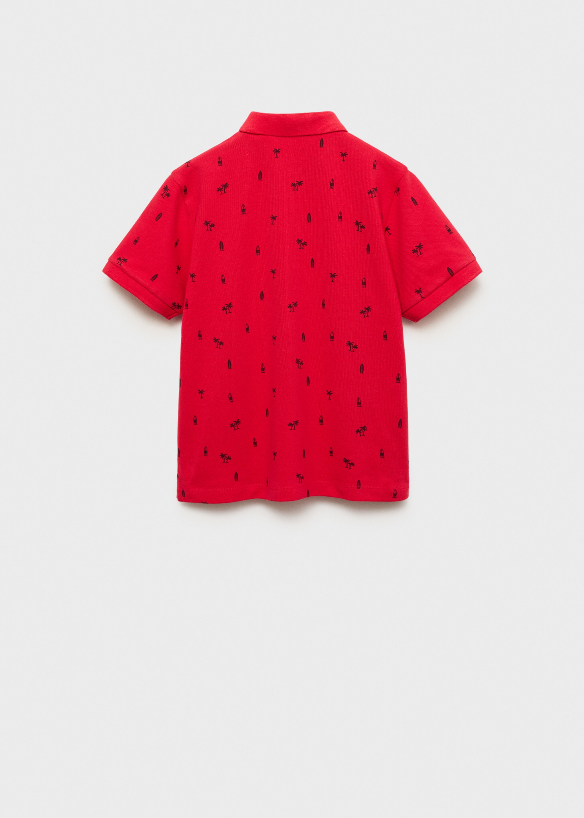 Polo algodón piqué estampado - Reverso del artículo