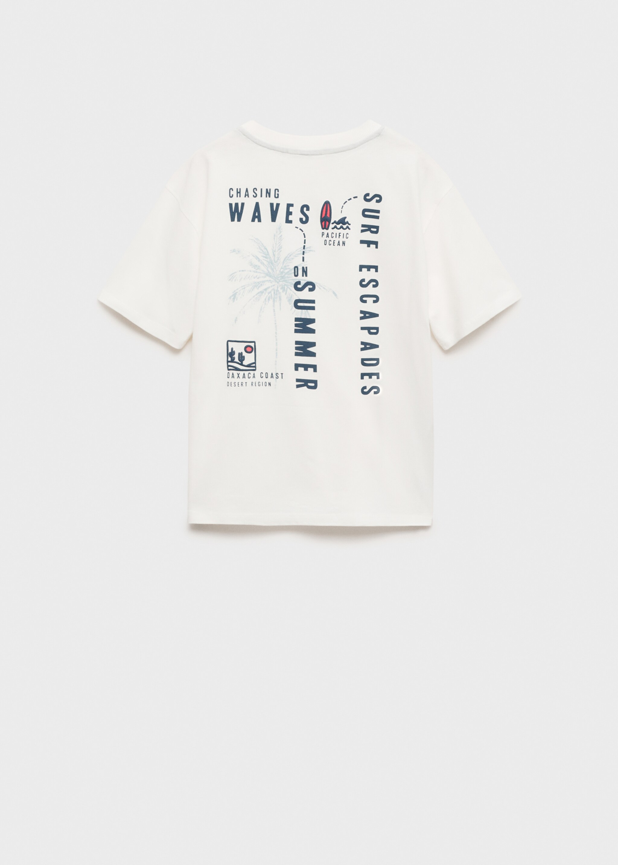 Short-sleeved printed t-shirt - Reverse of the article