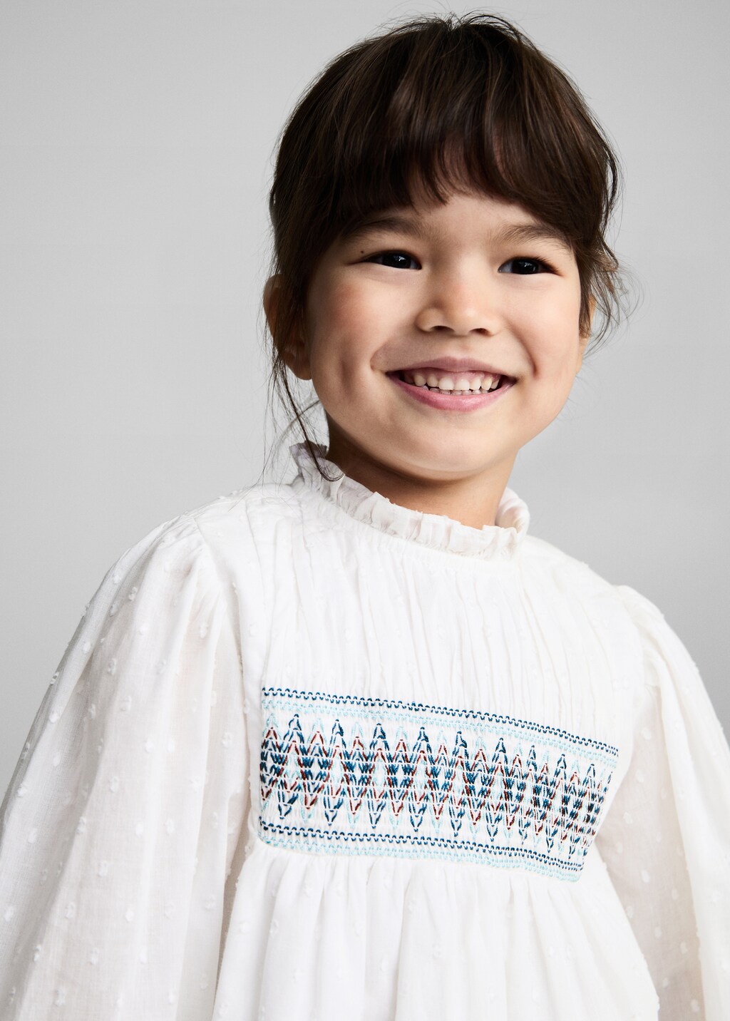 Embroidered cotton blouse - Kids | MANGO USA Embroidered cotton blouse - Kids | MANGO USA