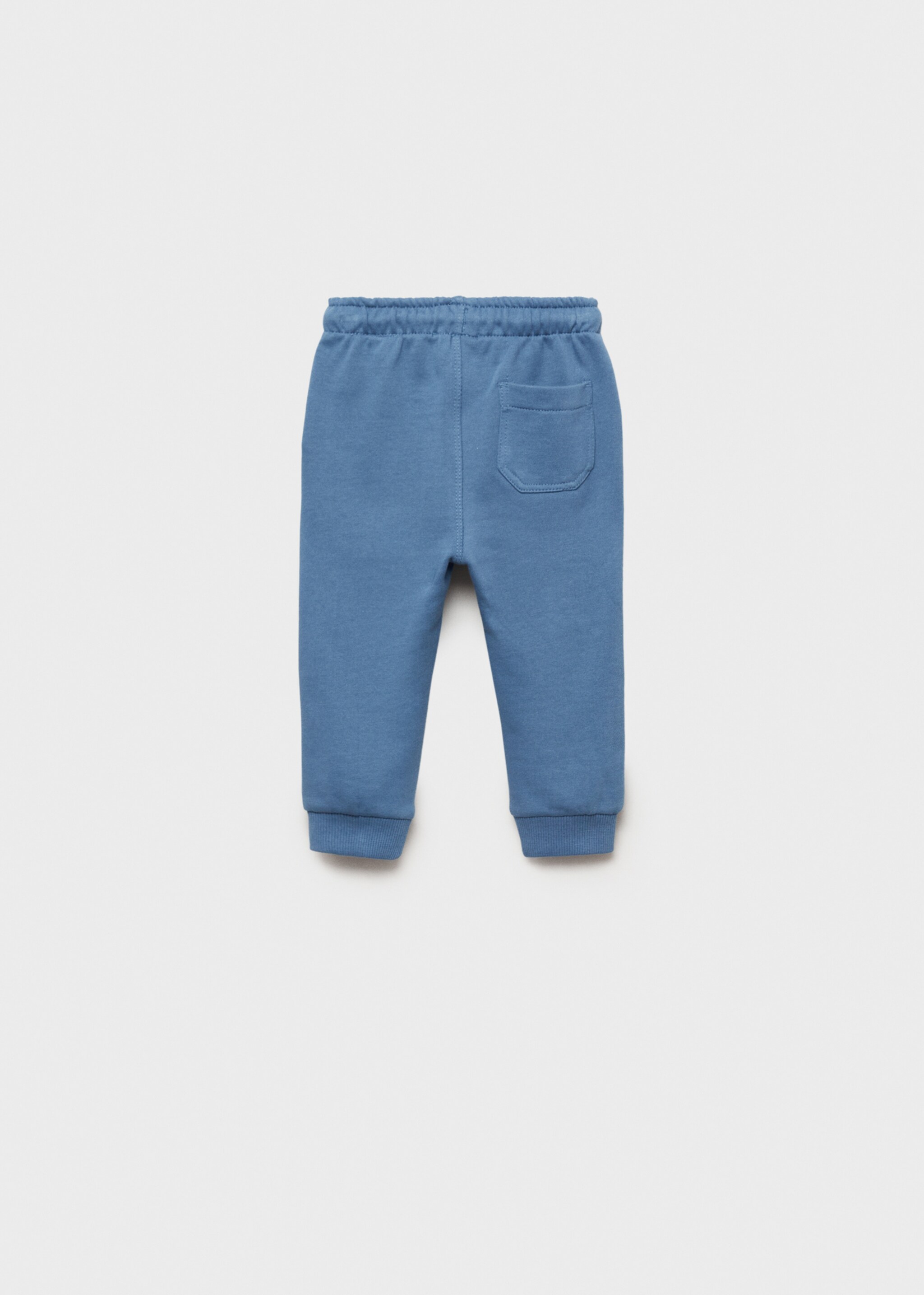 Cotton jogger-style trousers - Reverse of the article