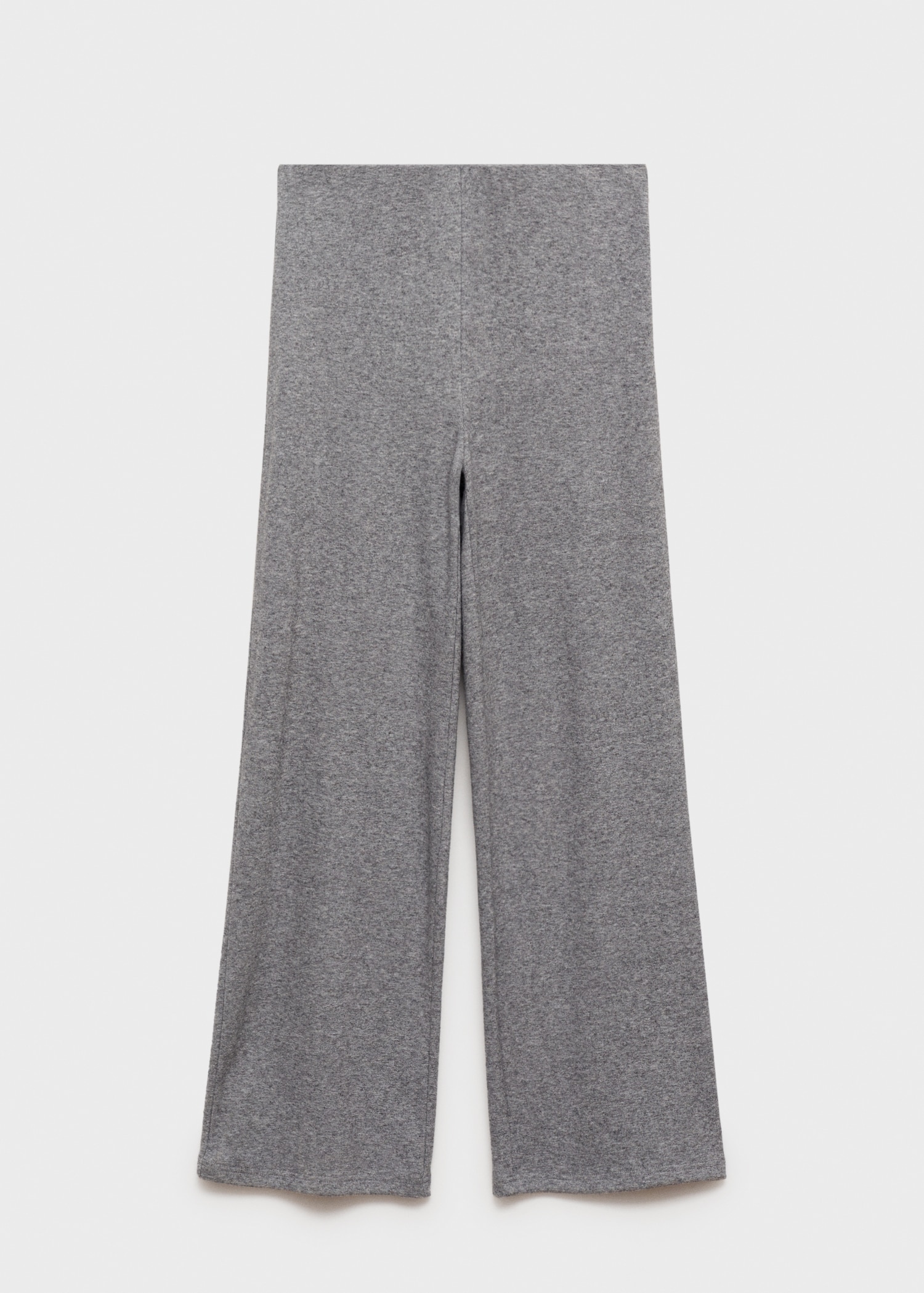 Straight knitted trousers - Article without model