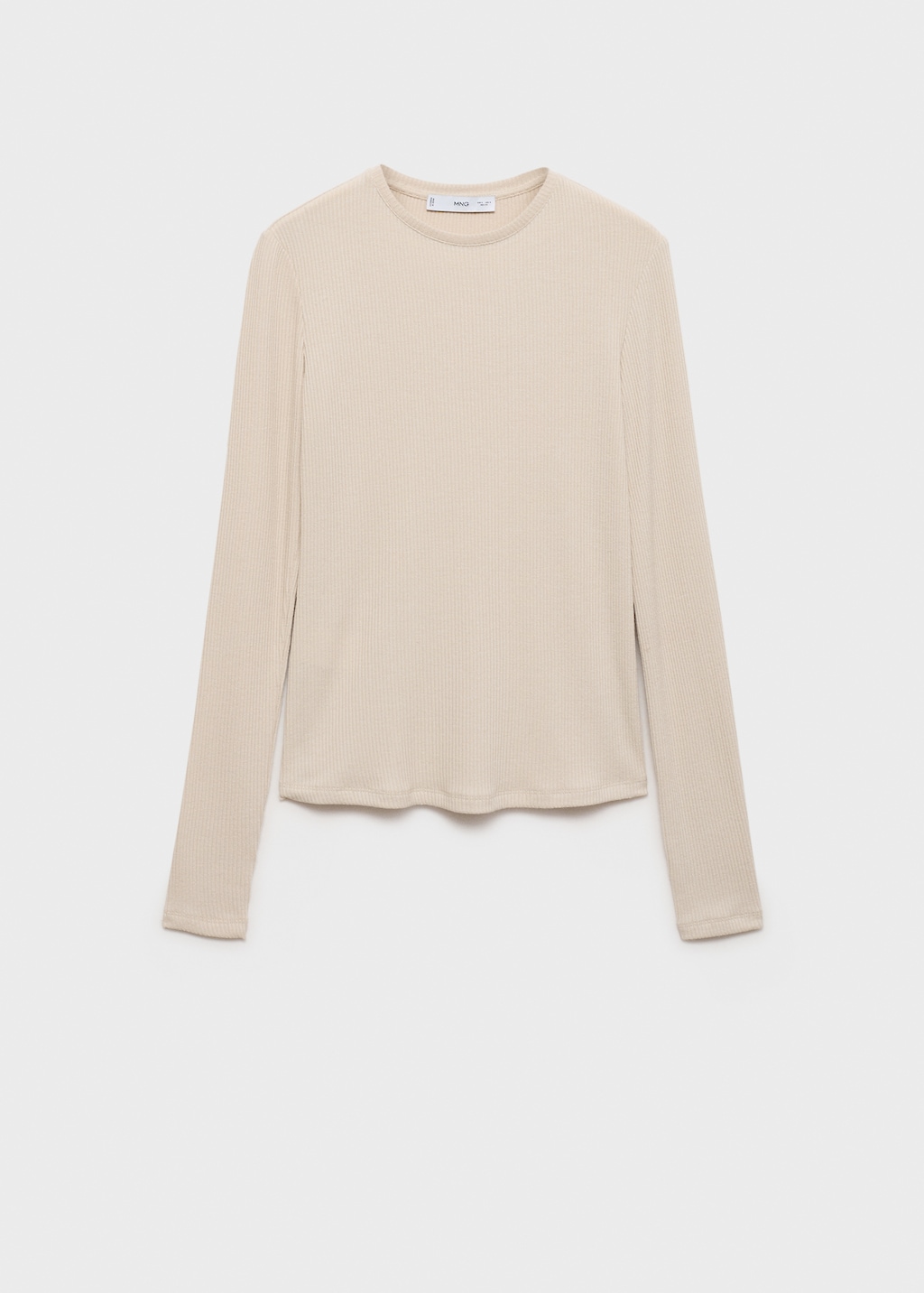 Ribbed knit t-shirt - Women | MANGO USA