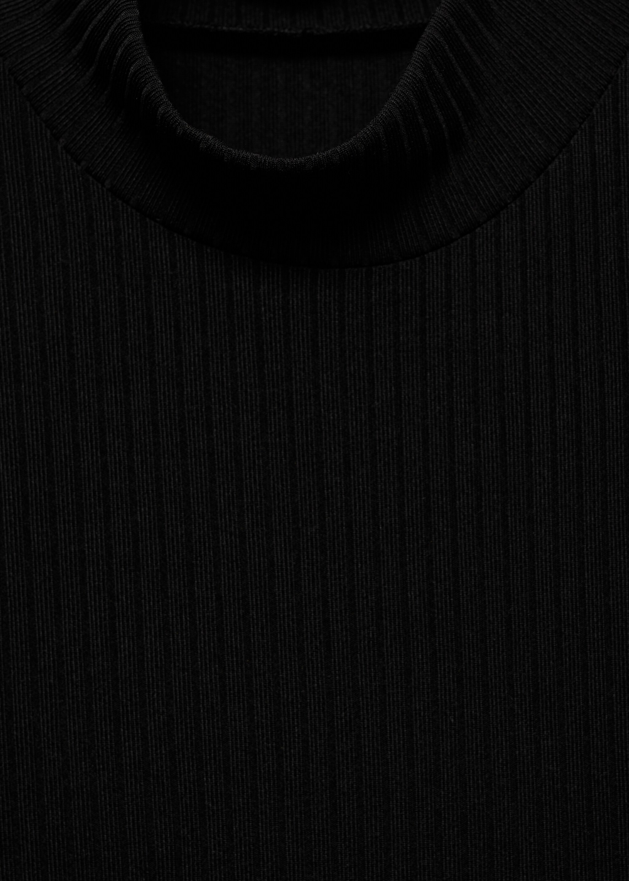 Vestido corto tejido combinado - Detalle del artículo 0
