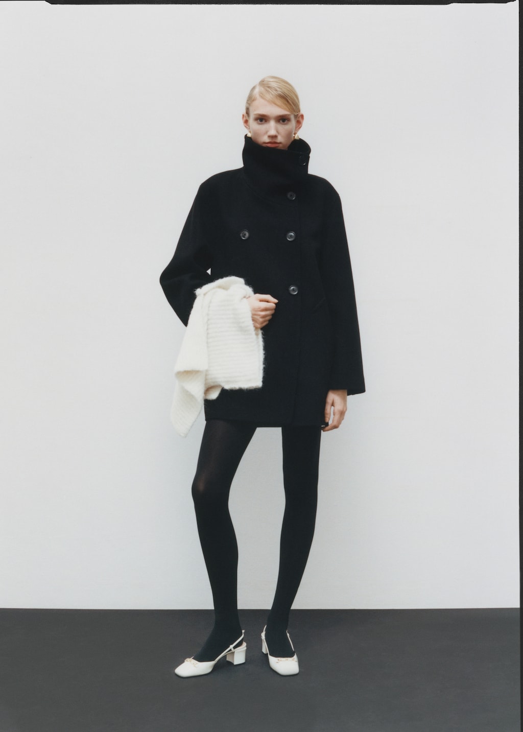 トップス \"KNOT by MIW\" Two-tone wool KNOT by MIW