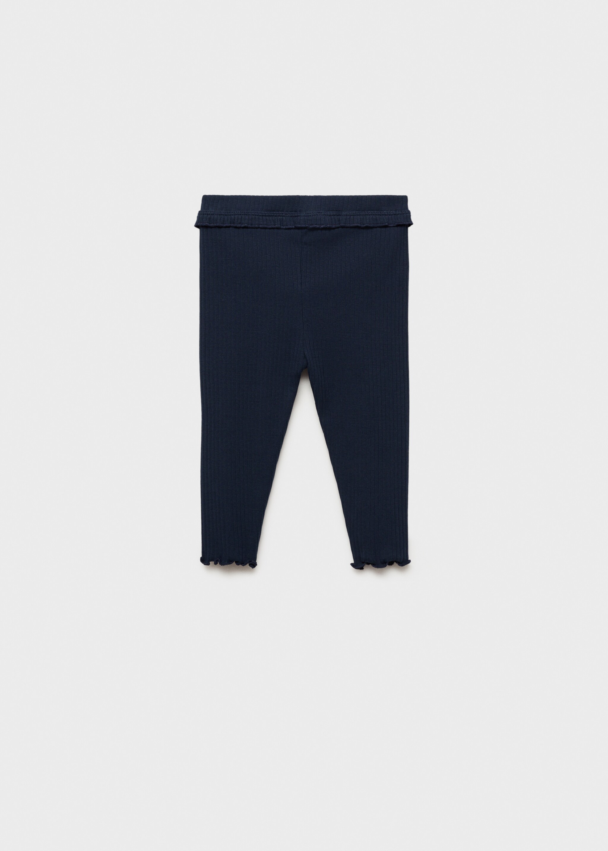 Leggings canalé algodón - Reverso del artículo