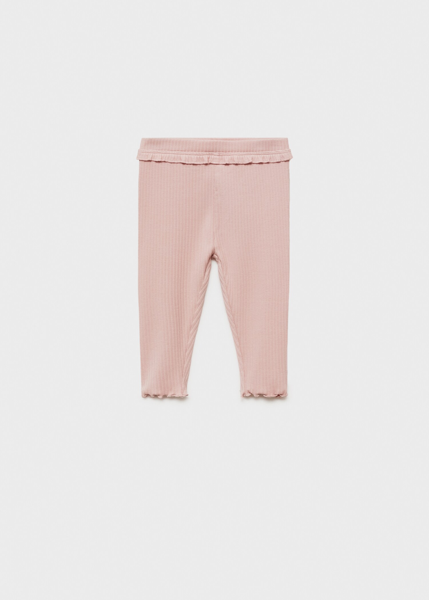 Cotton ribbed leggings - Article without model