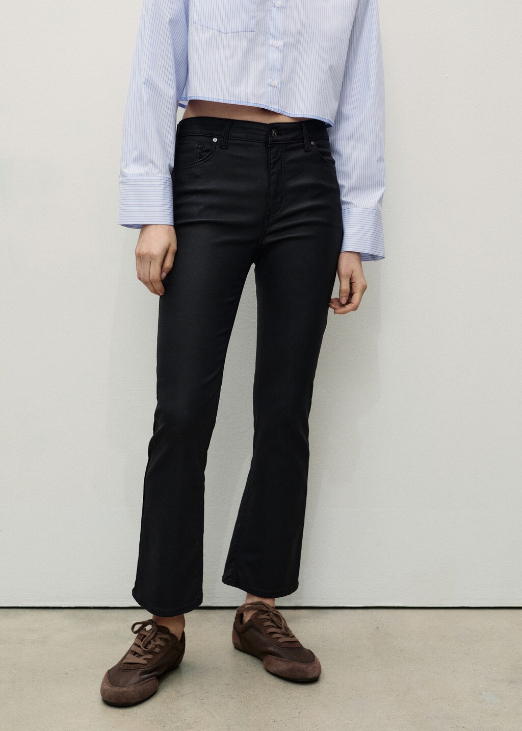 Sienna flared cropped jeans