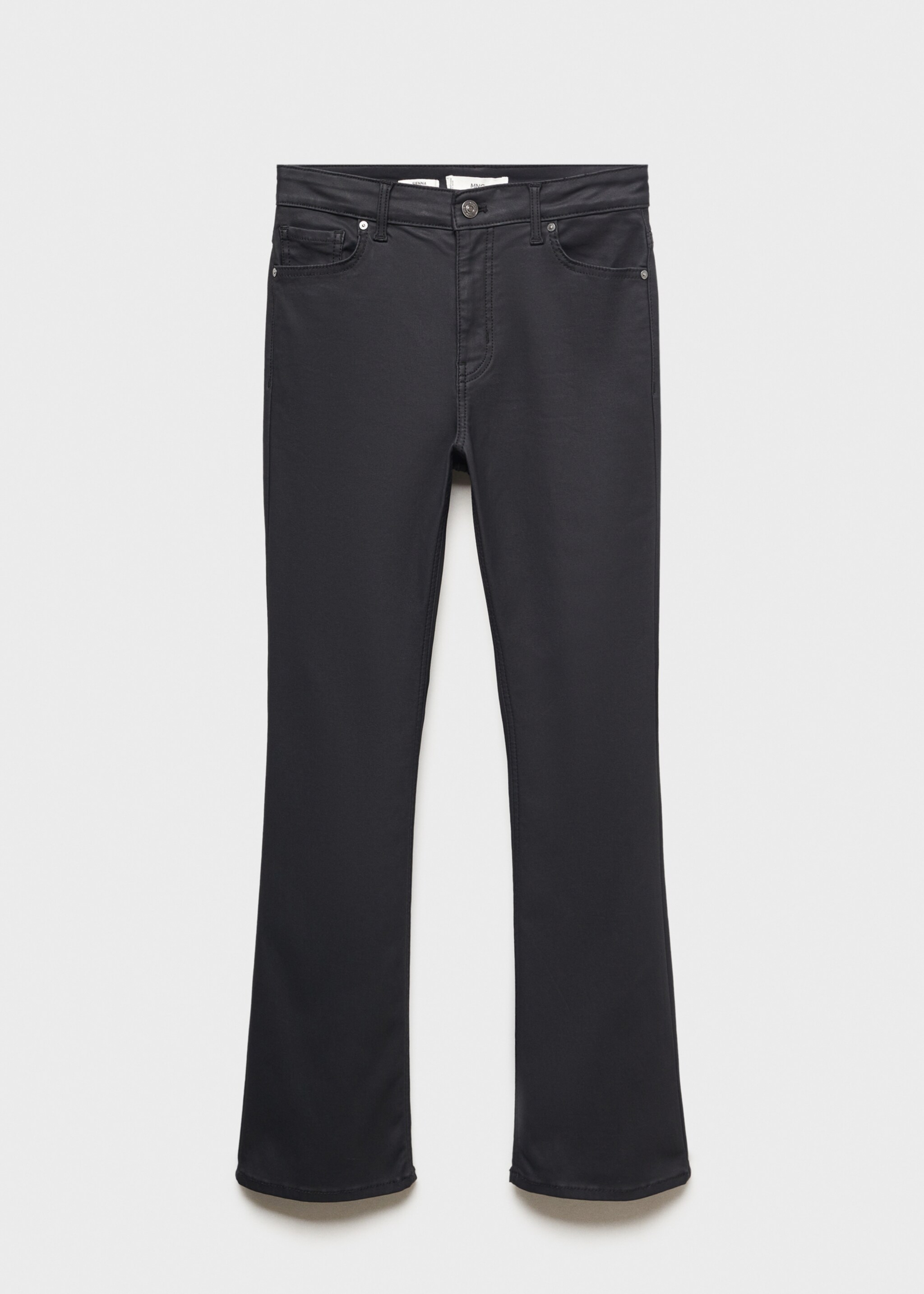 Sienna waxed flared cropped jeans - Article without model