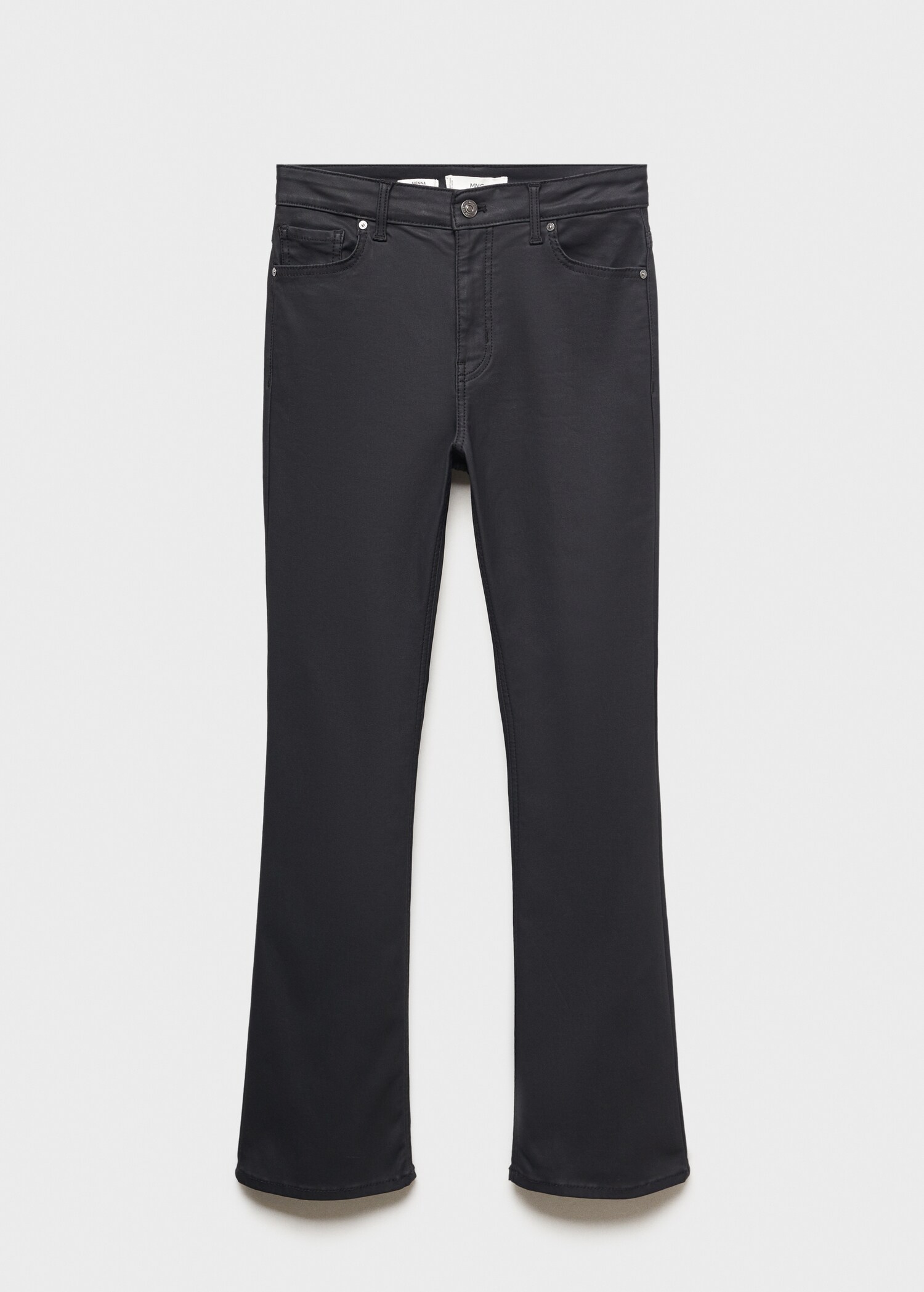 Sienna waxed flared cropped jeans - Article without model