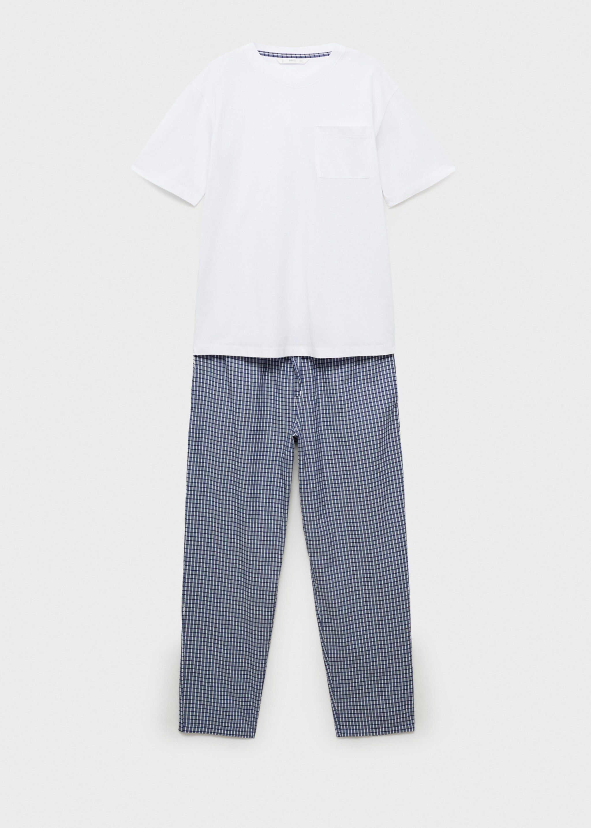 Lot pyjama combiné 100 % coton carreaux - Article sans modèle