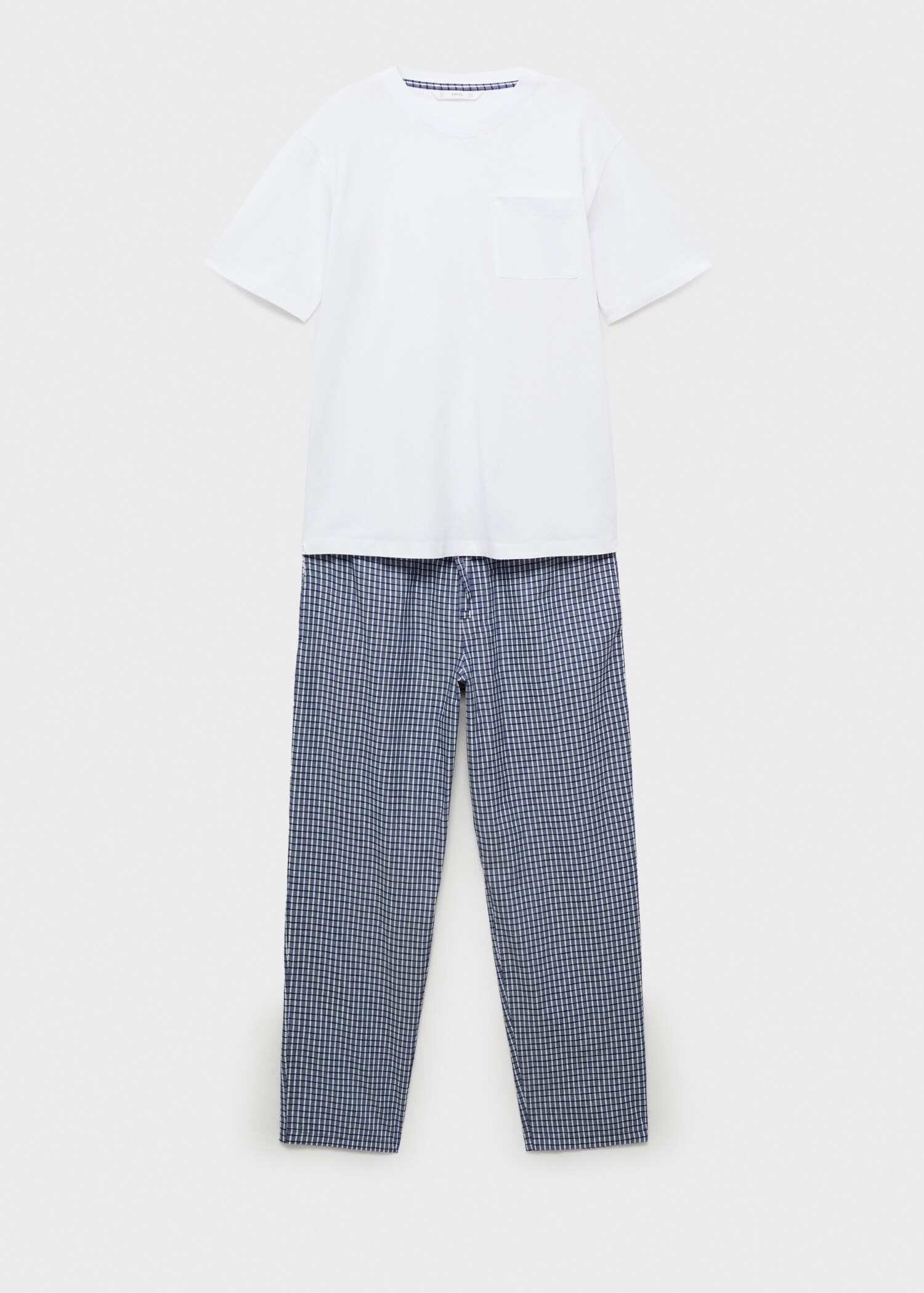 Lot pyjama combiné 100 % coton carreaux - Article sans modèle