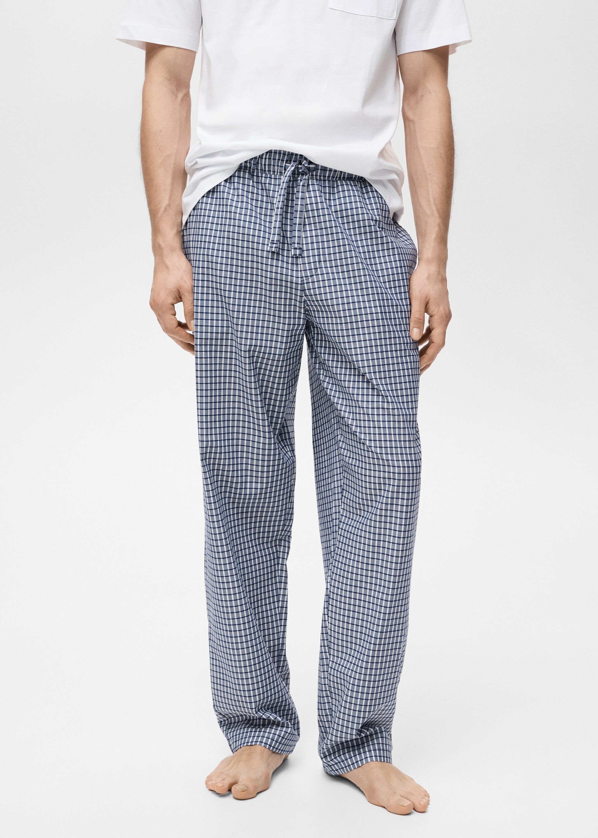 Lot pyjama combiné 100 % coton carreaux - Détail de l'article 6