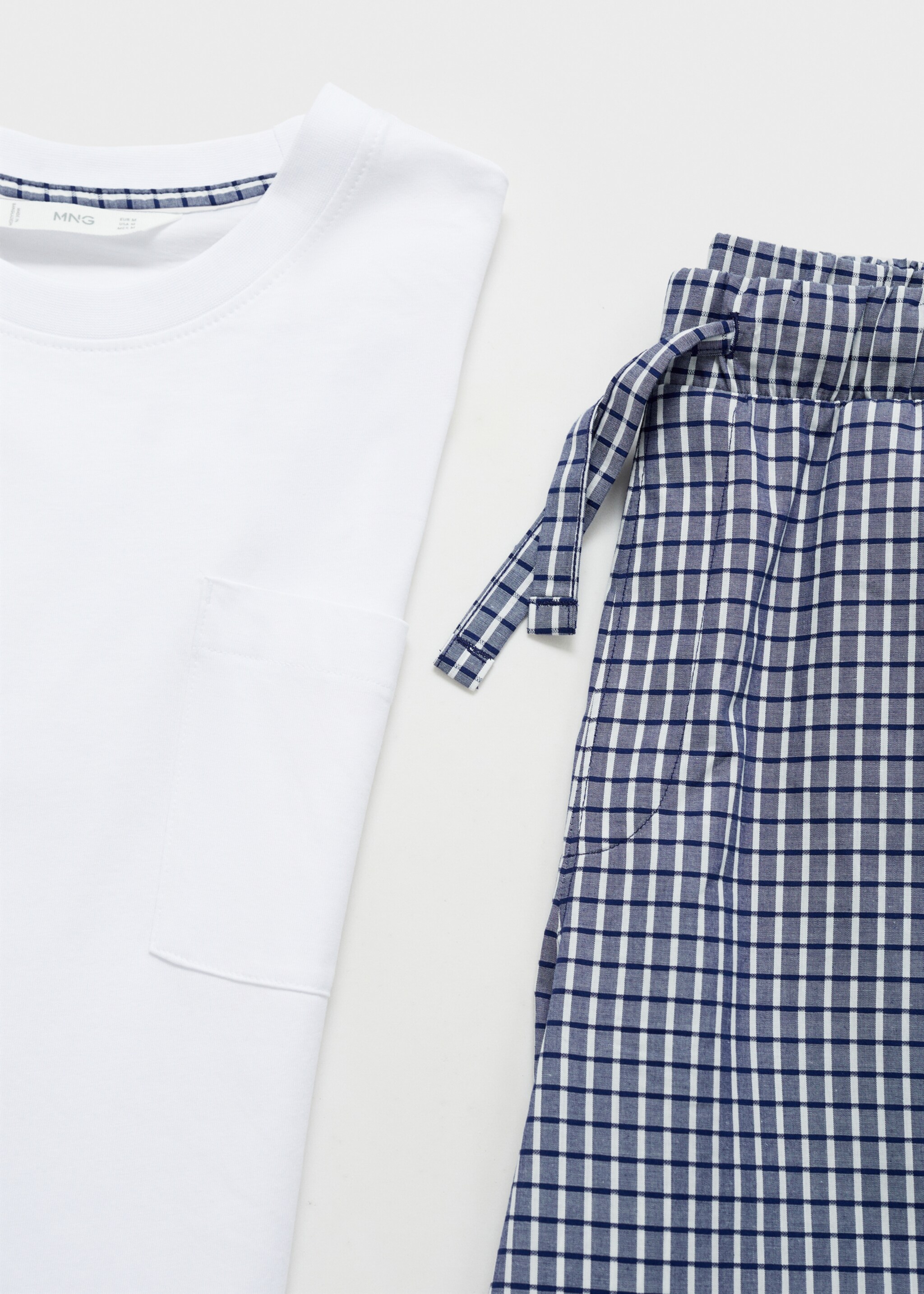 Lot pyjama combiné 100 % coton carreaux - Détail de l'article 8