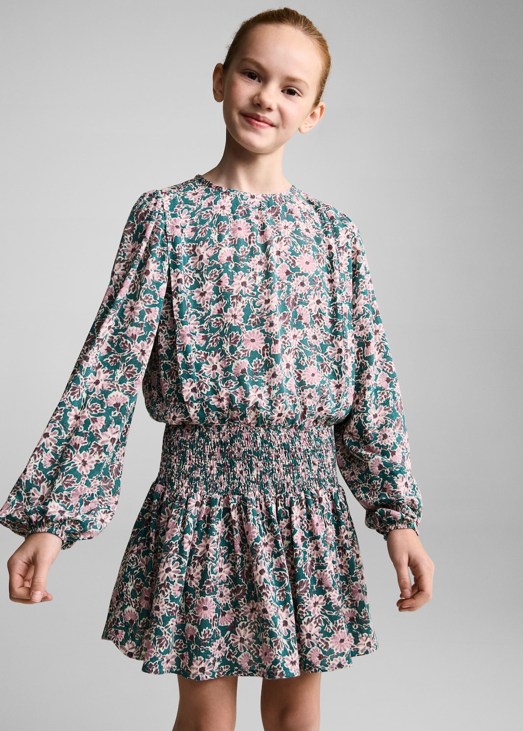 Robe taille froncée - Enfants | MANGO France métropolitaine