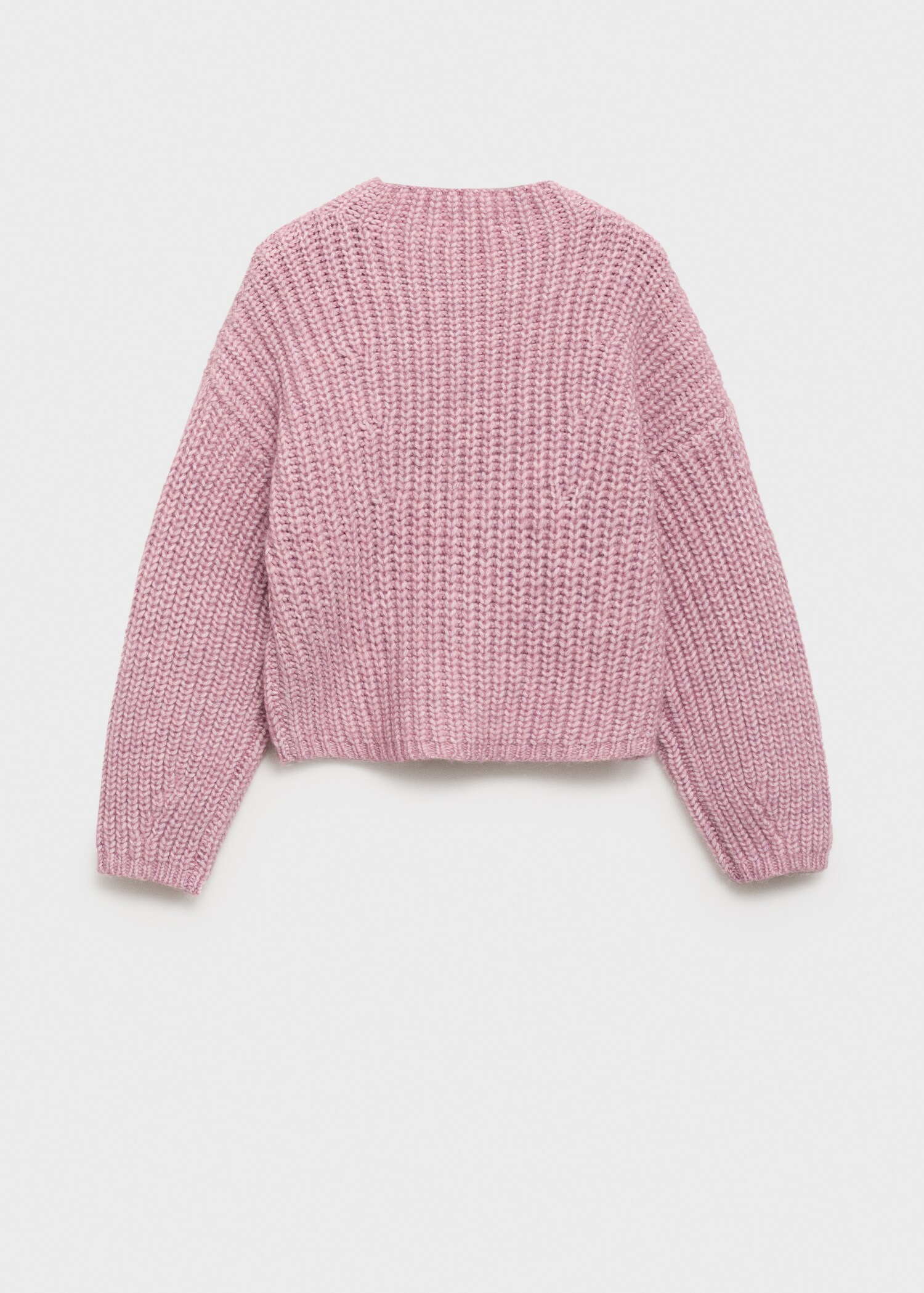 Chunky-knit sweater - Reverse of the article