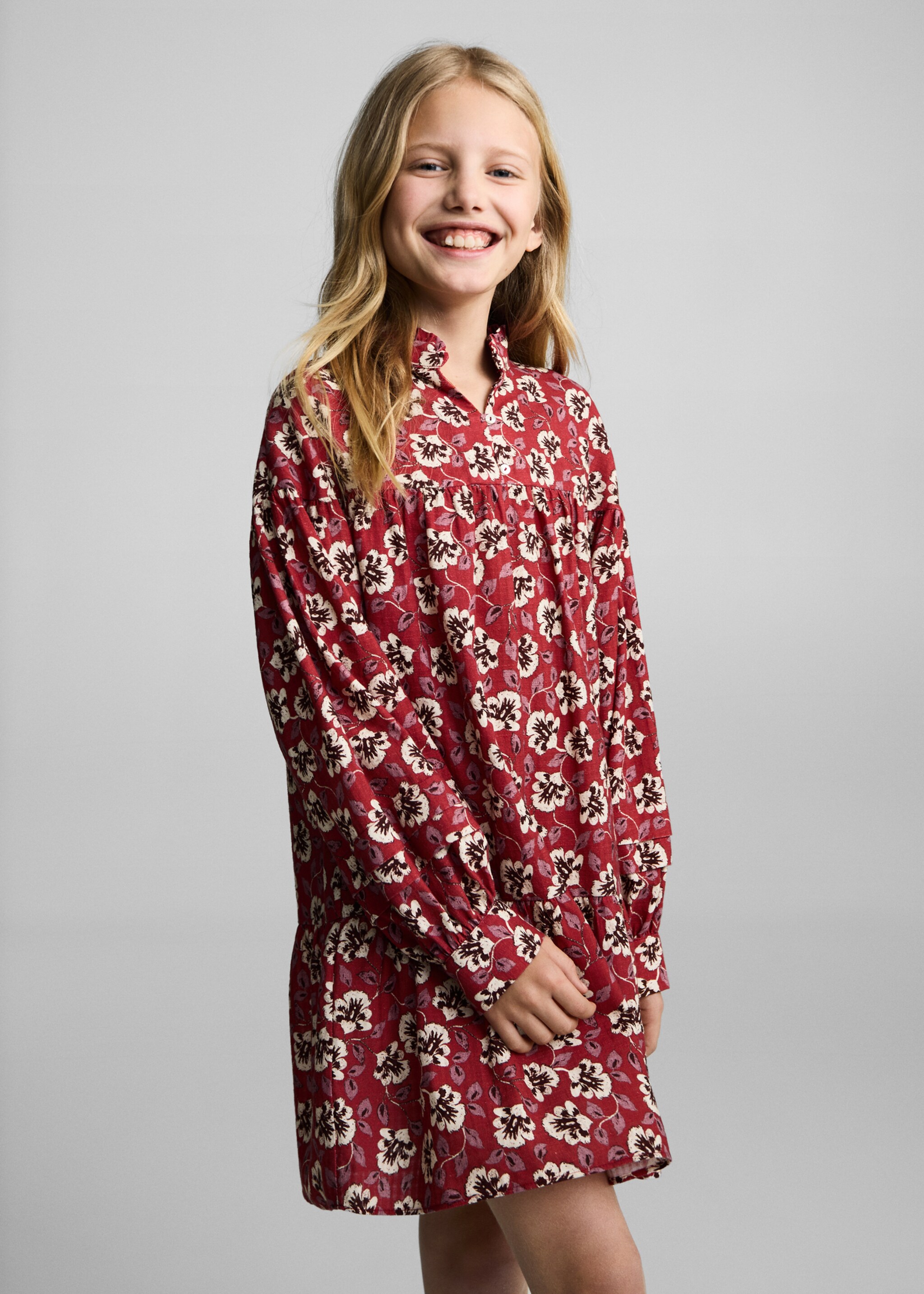Flower print dress - Medium plane