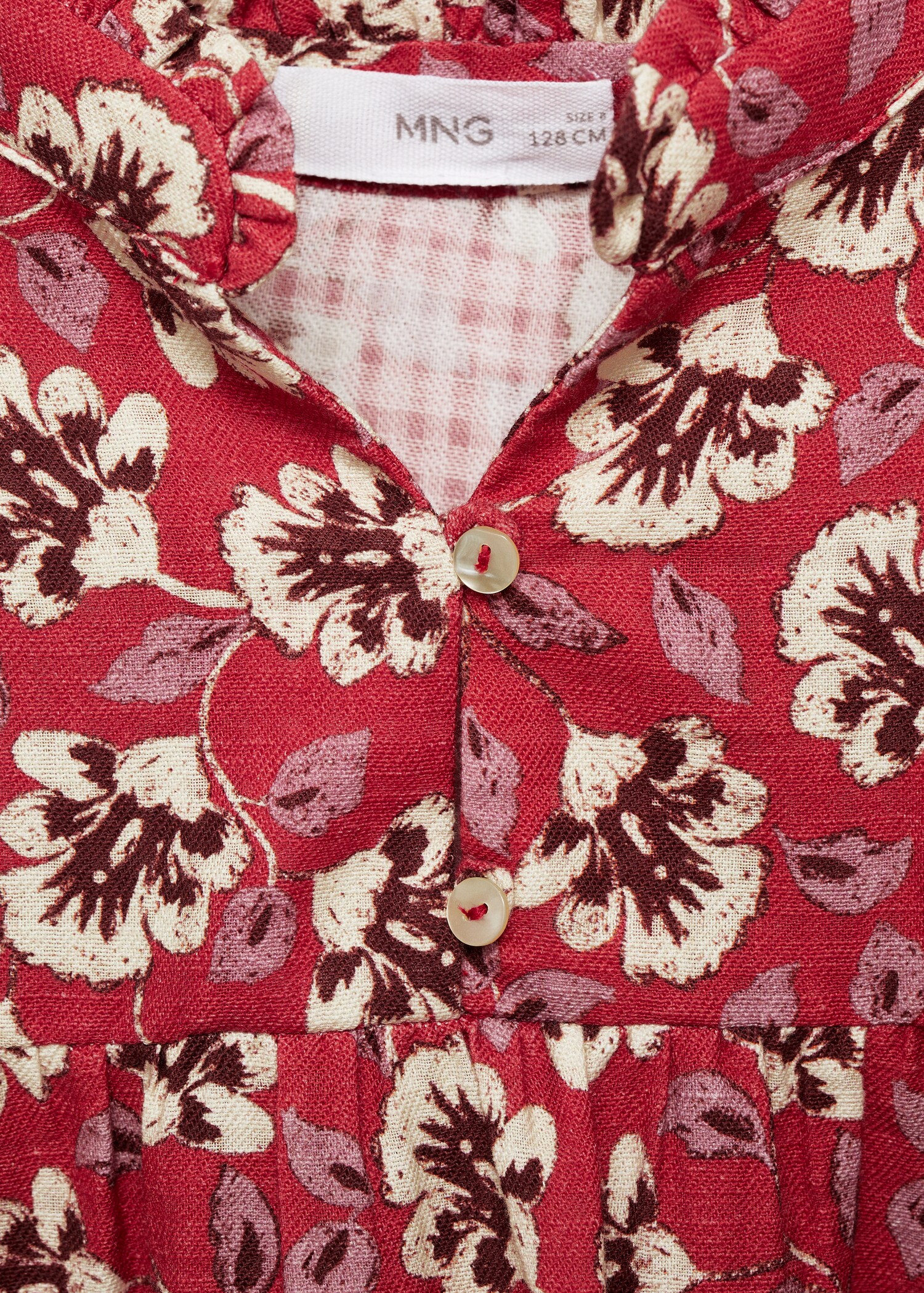Flower print dress - Details of the article 8