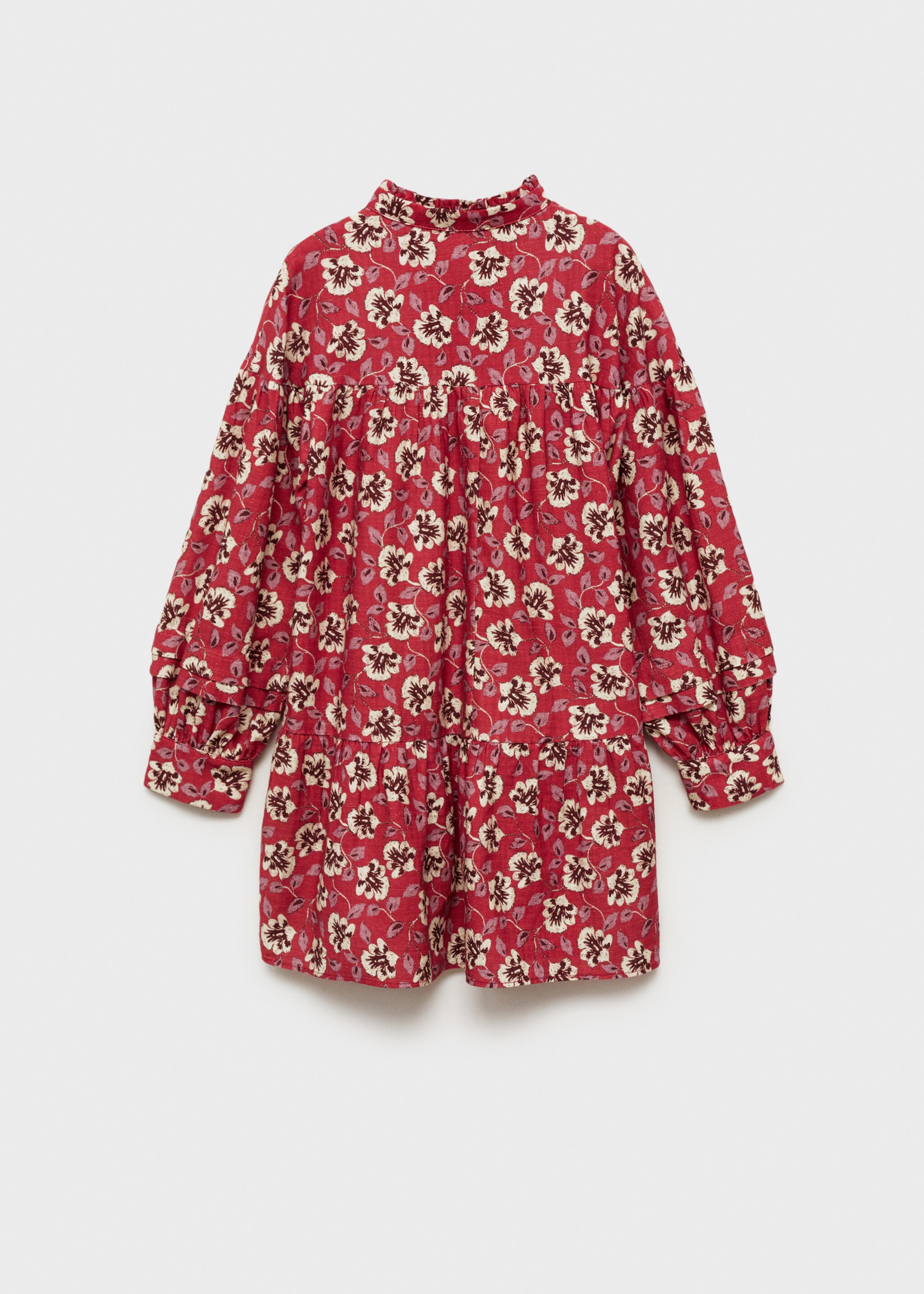 Flower print dress - Reverse of the article